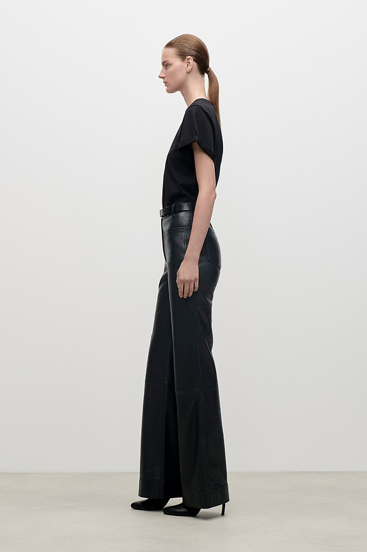 Leather Alina Trouser In Black