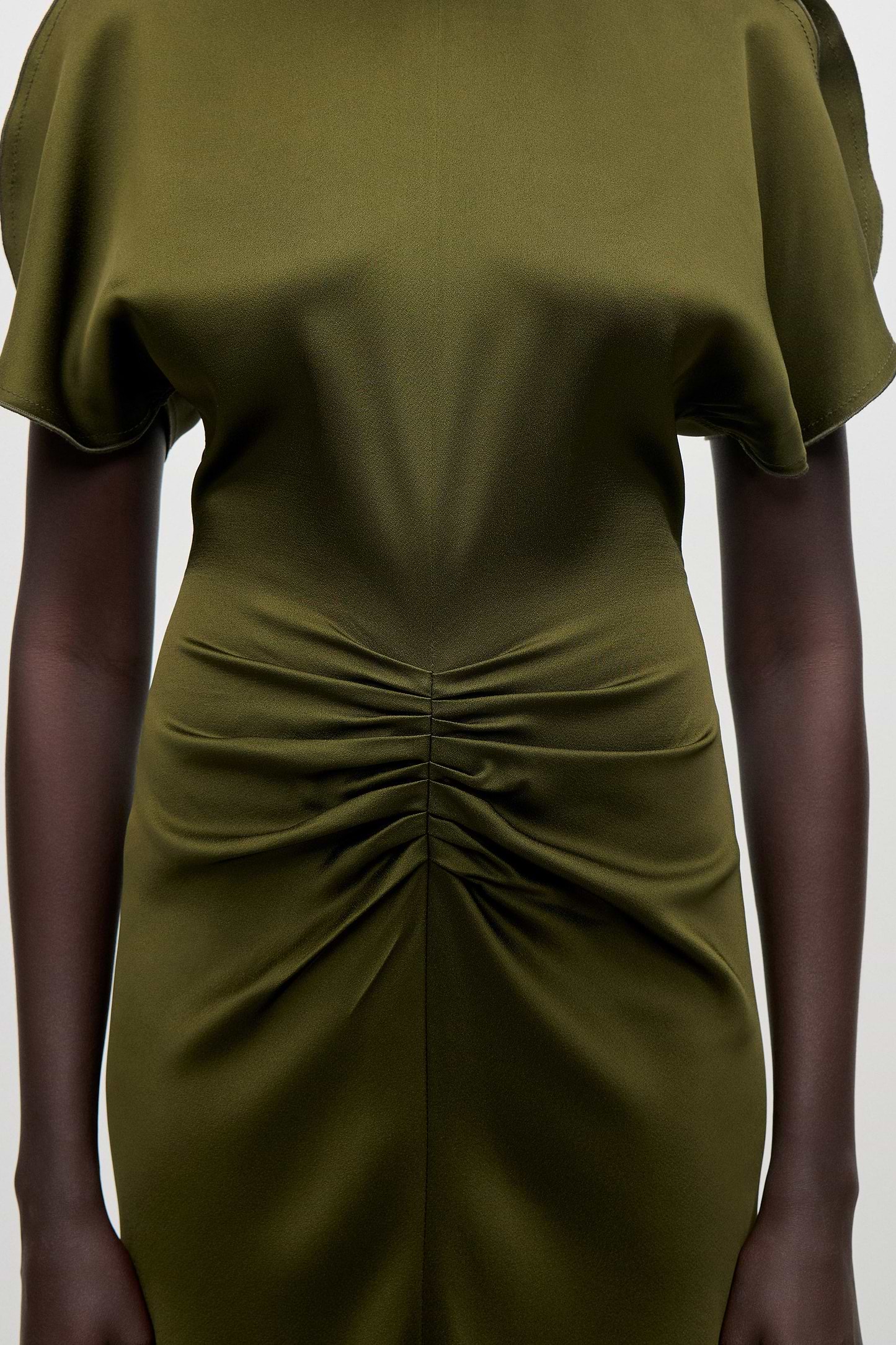Bela Midi Dress In Green