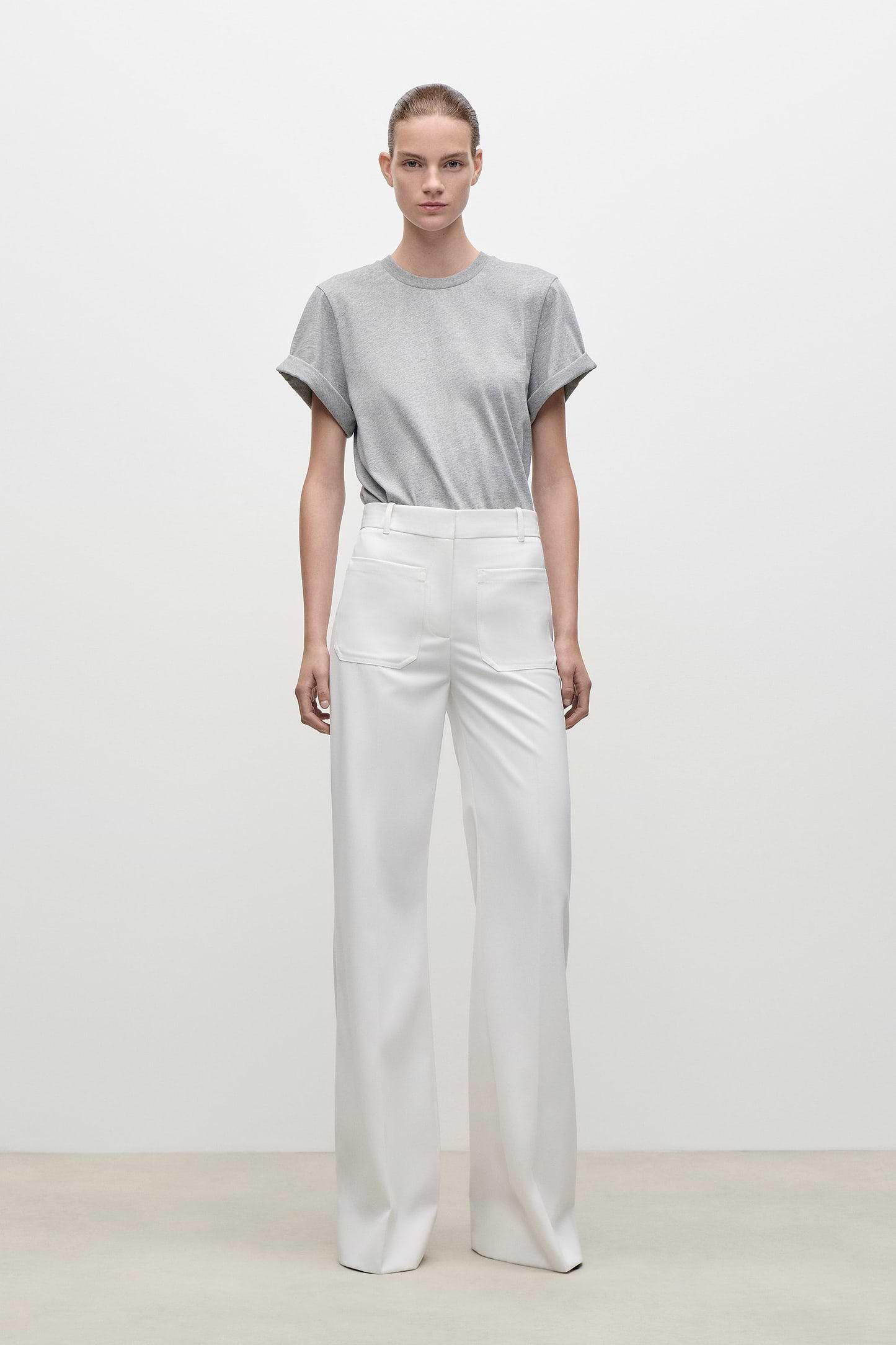 Alina Trouser In Ivory