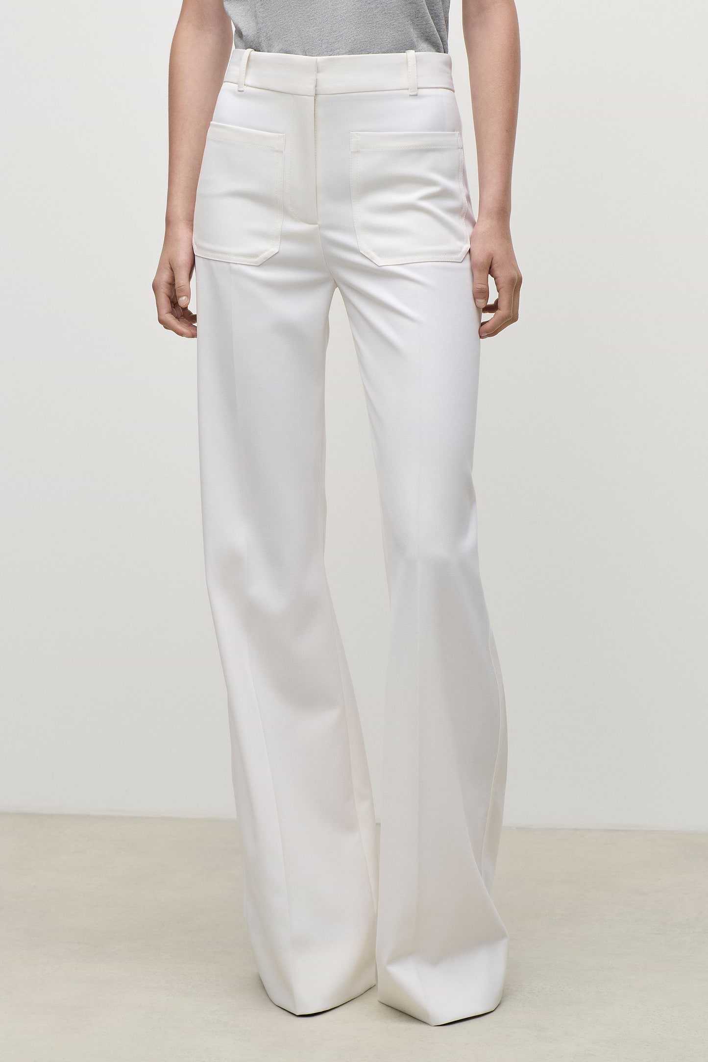 Alina Trouser In Ivory
