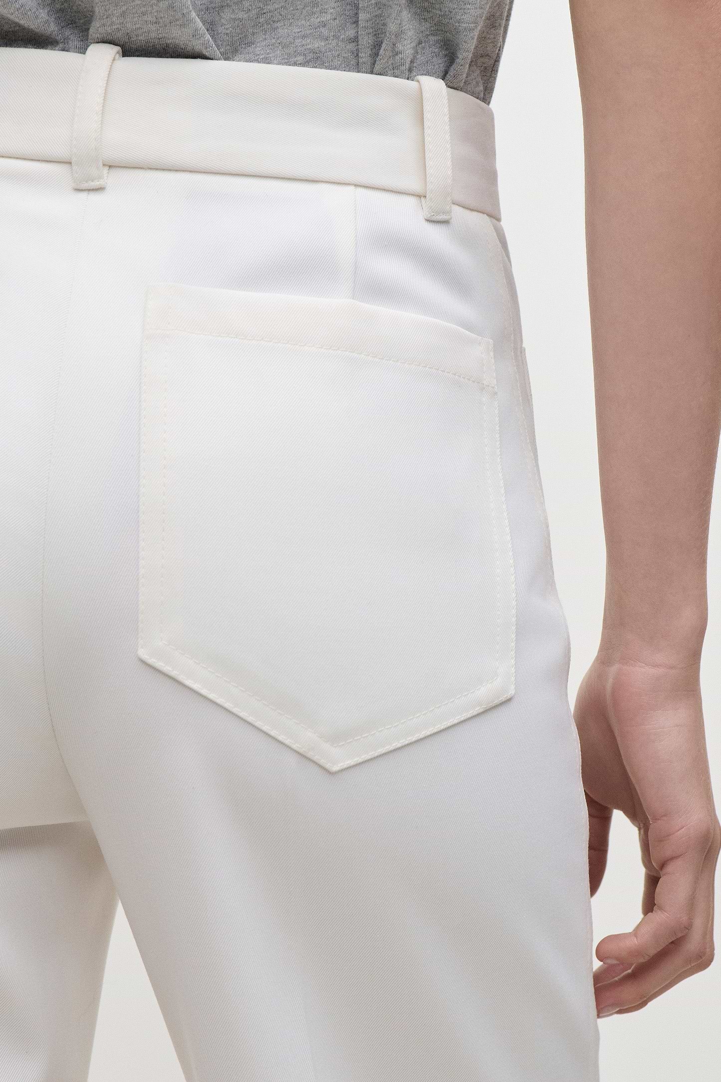 Alina Trouser In Ivory