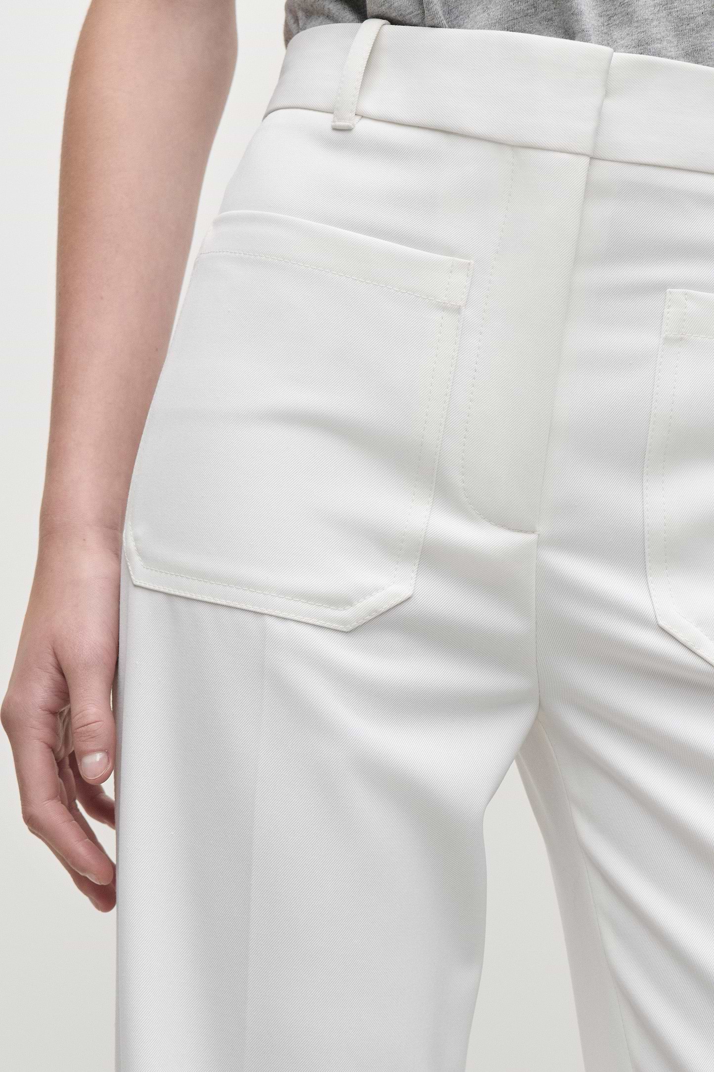 Alina Trouser In Ivory