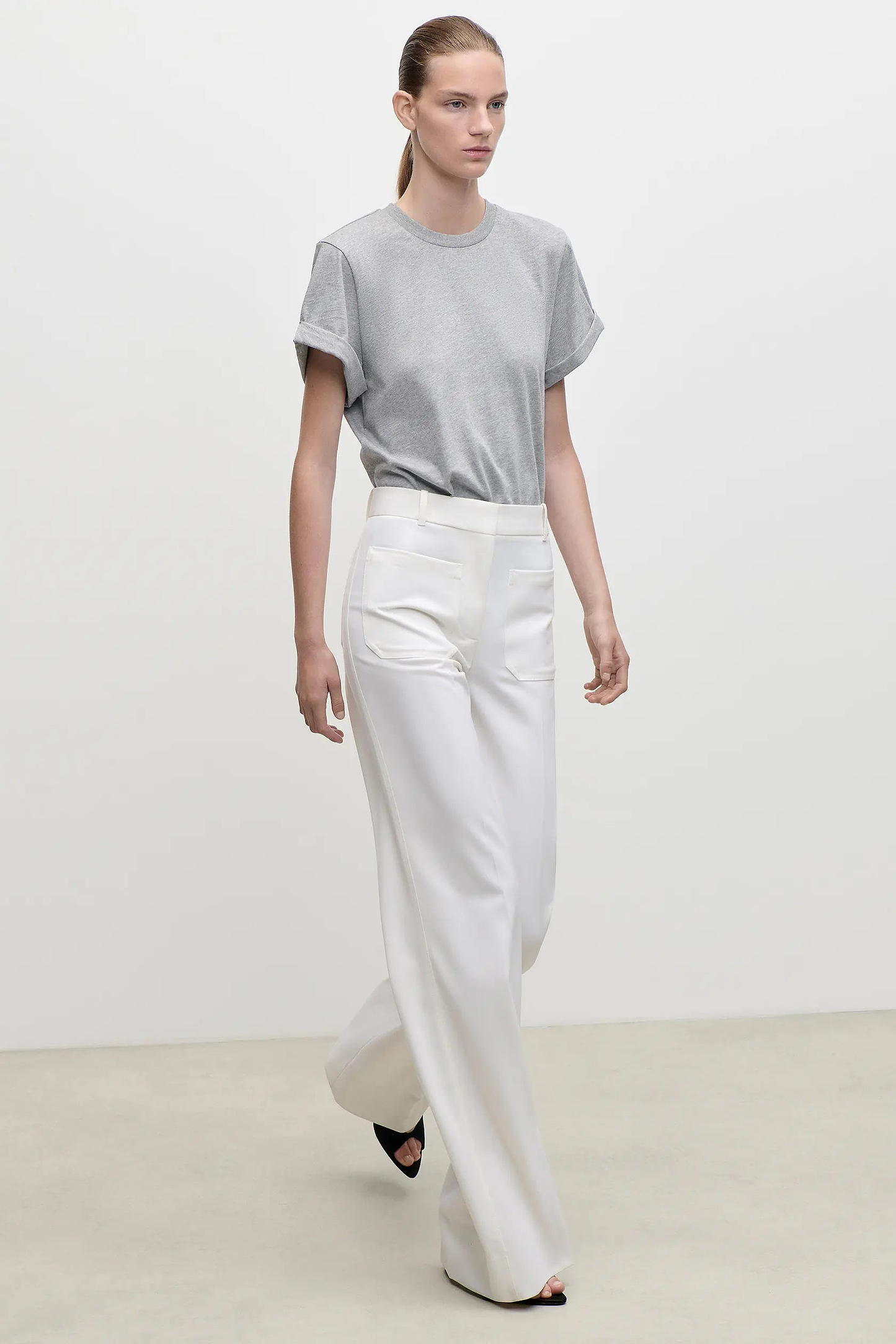 Alina Trouser In Ivory