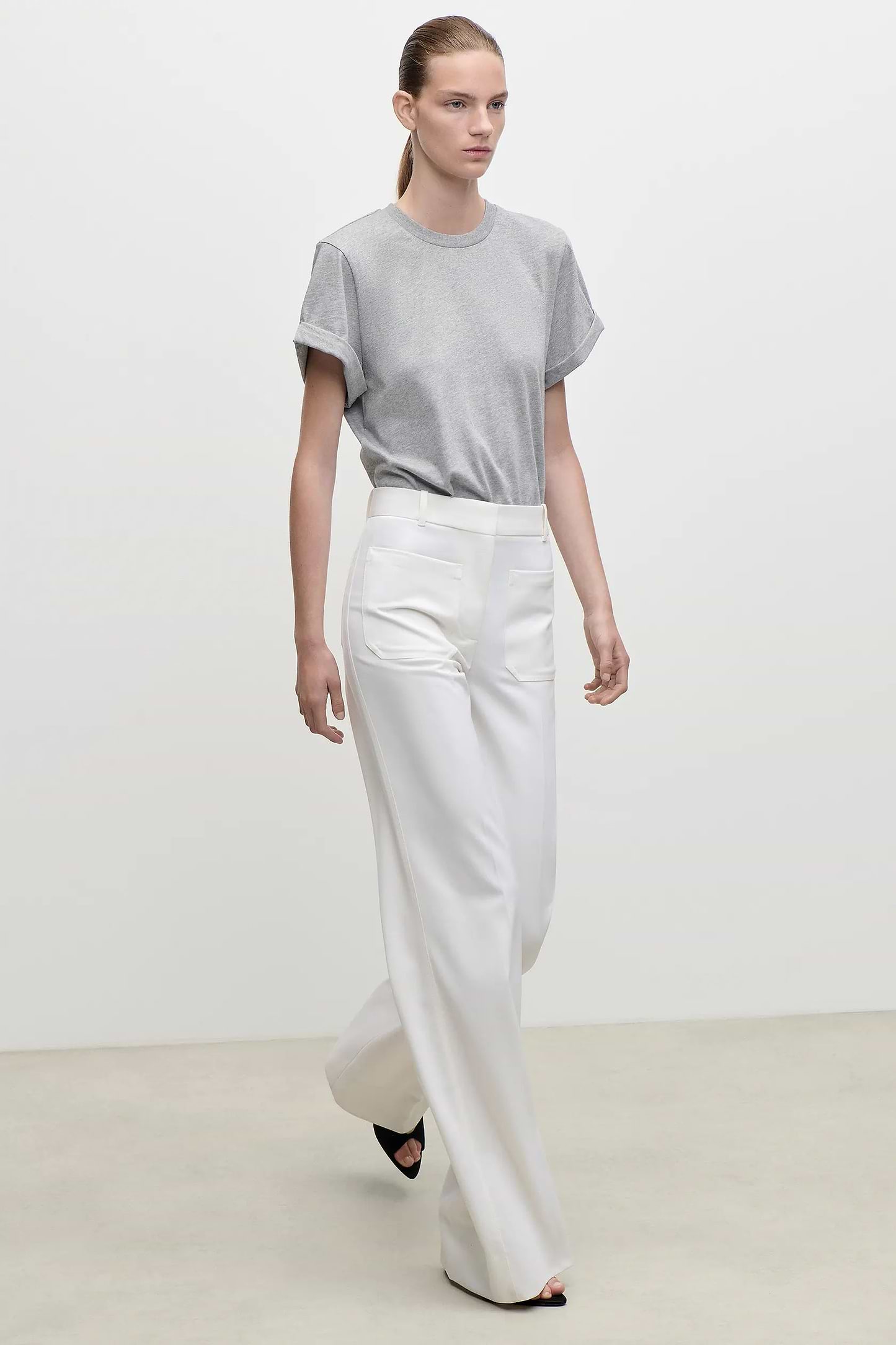 Alina Trouser In Ivory
