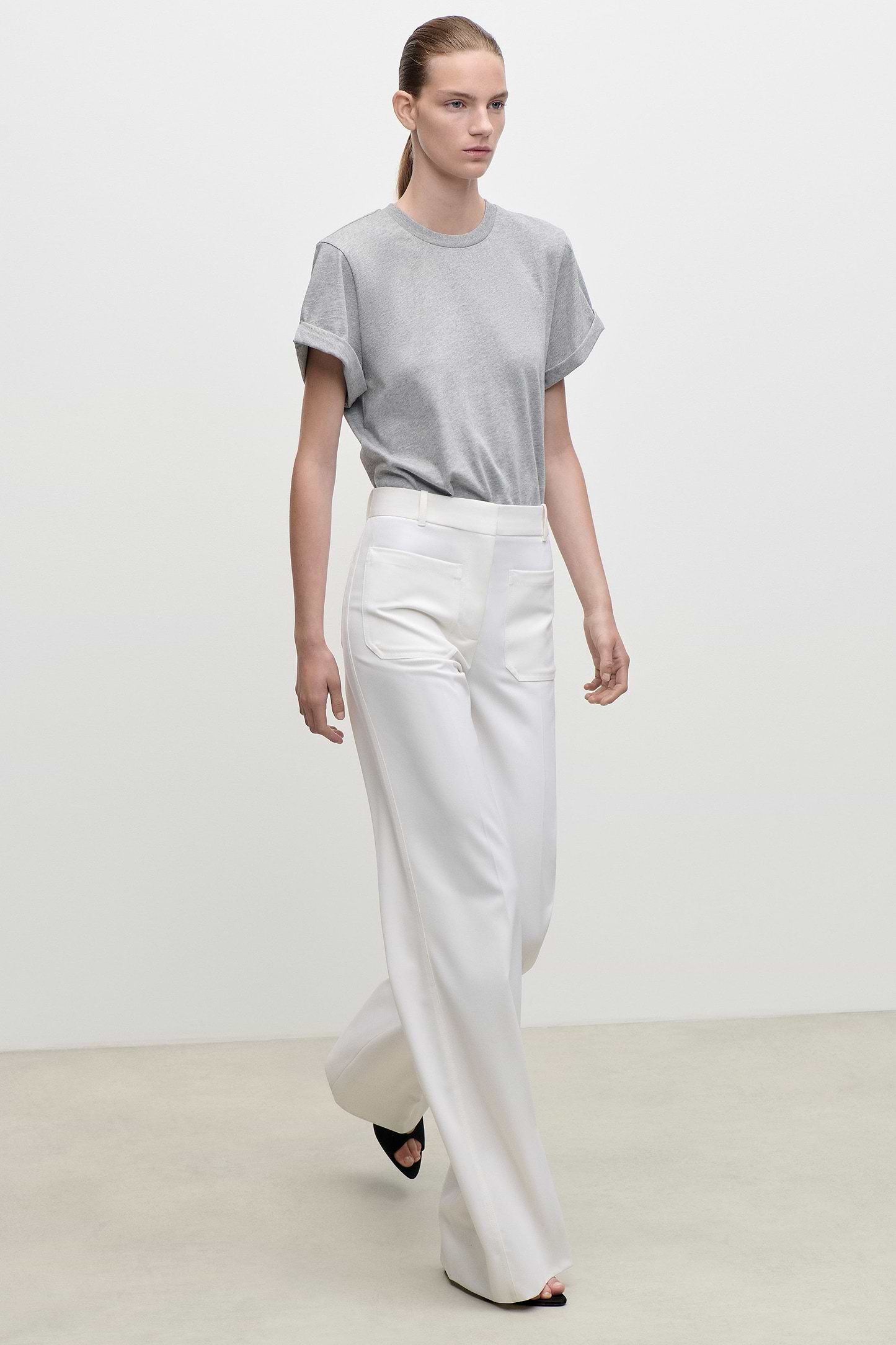 Alina Trouser In Ivory