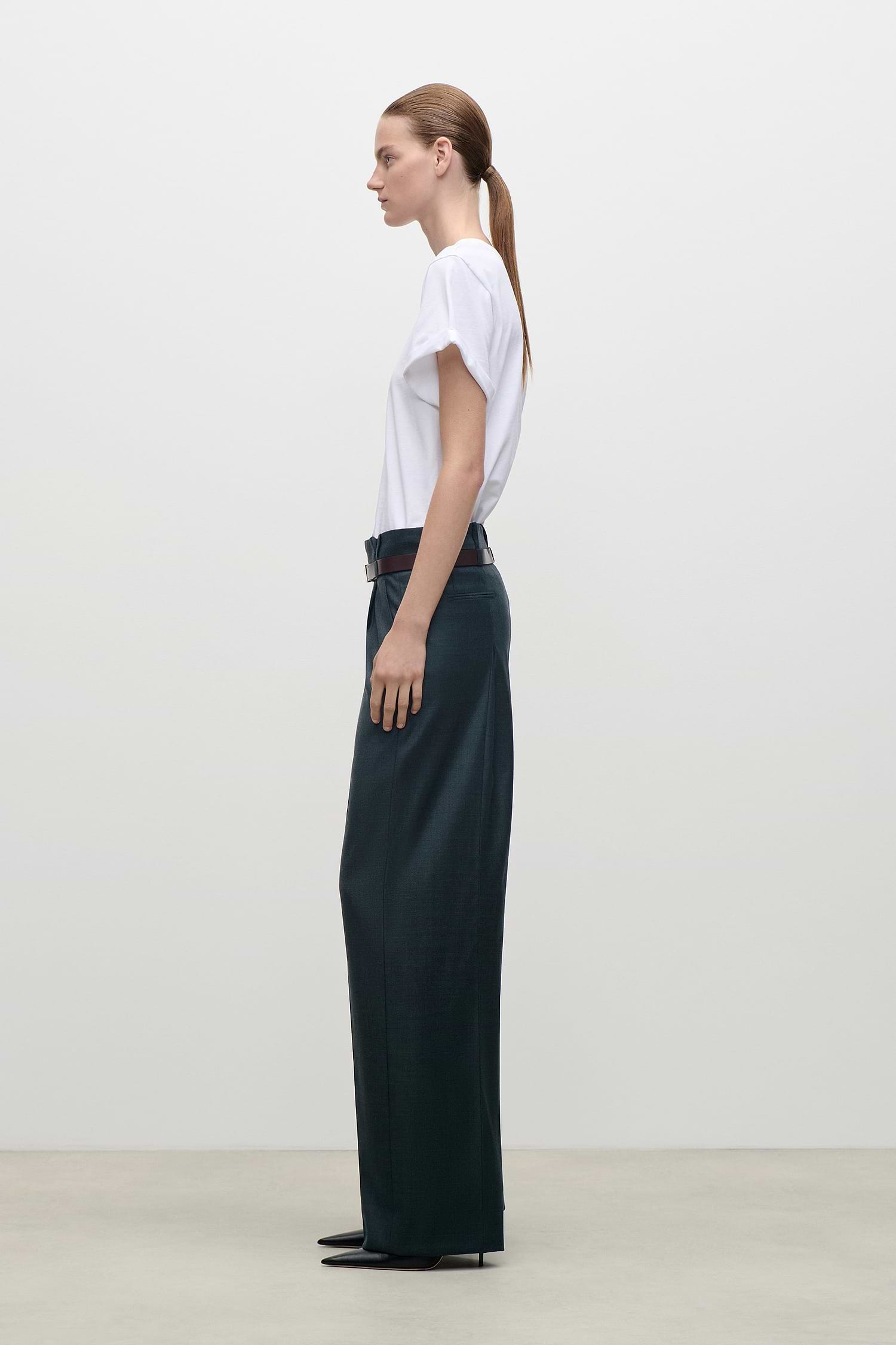 Ethel Trouser In Dark Teal