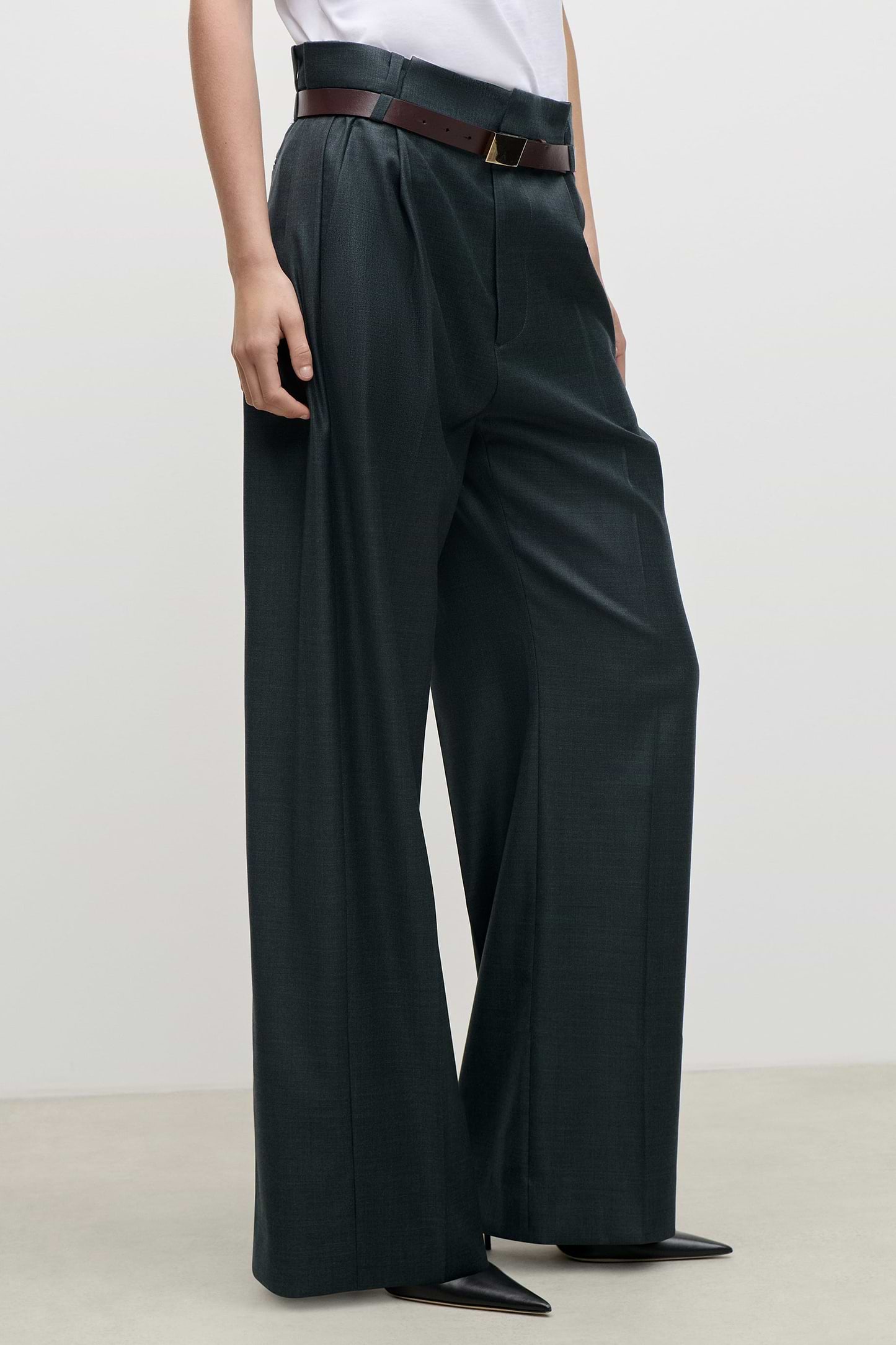 Ethel Trouser In Dark Teal