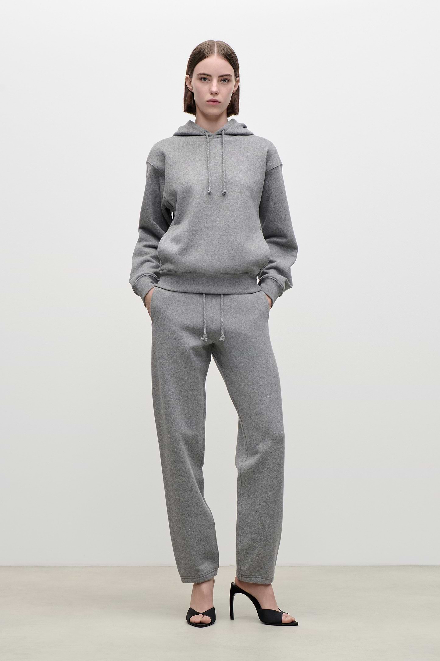 Jules Jogger In Mid Grey Marl