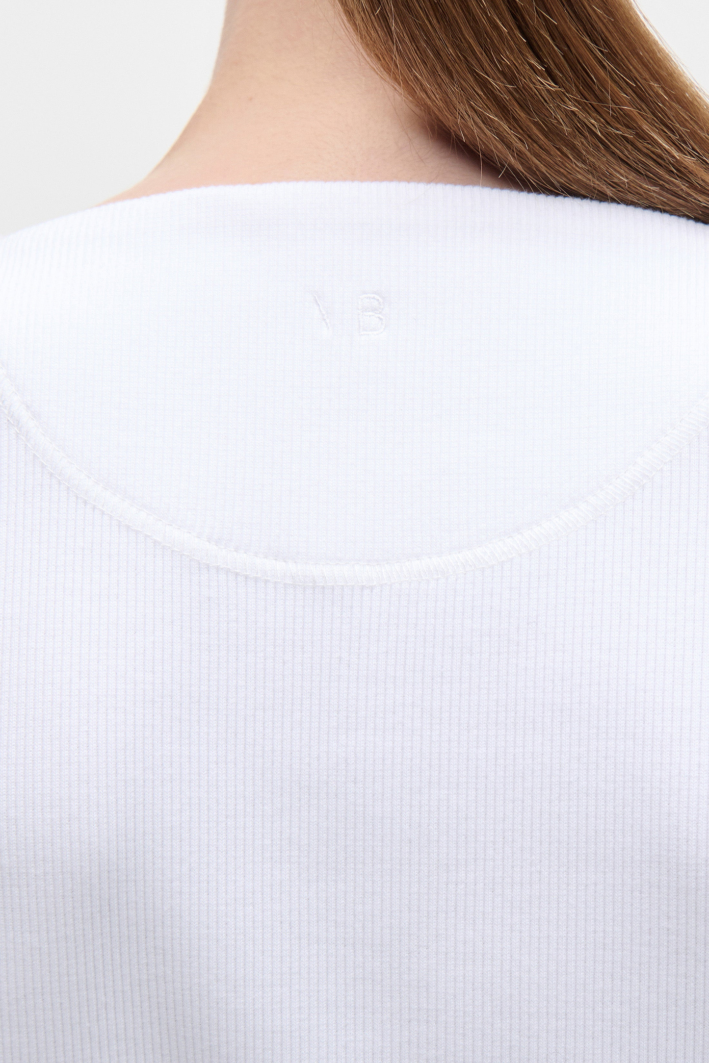 Hazel Top In White
