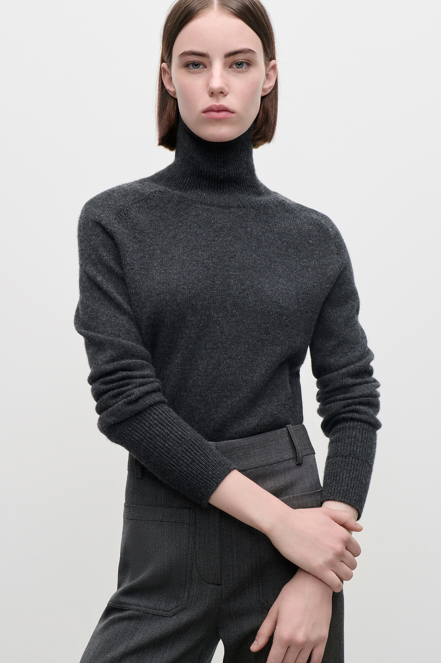 Marie Jumper In Dark Grey Melange
