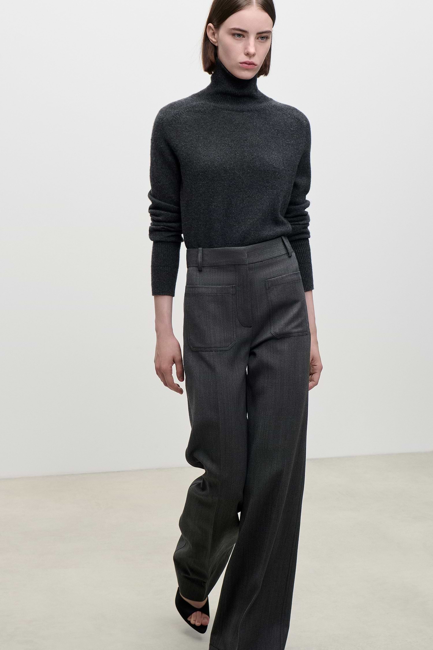 Marie Jumper In Dark Grey Melange