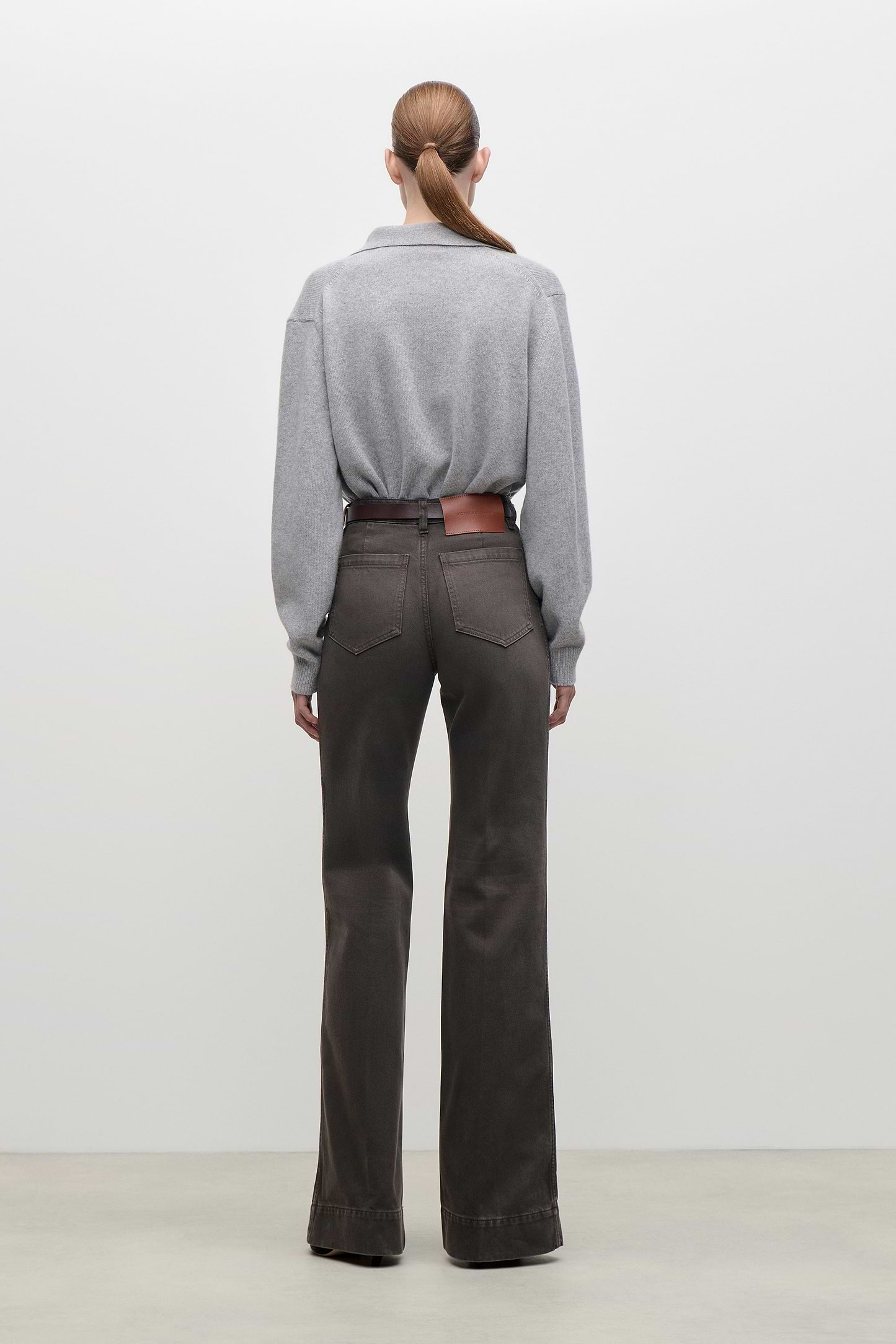 Genevieve Jumper In Mid Grey Marl