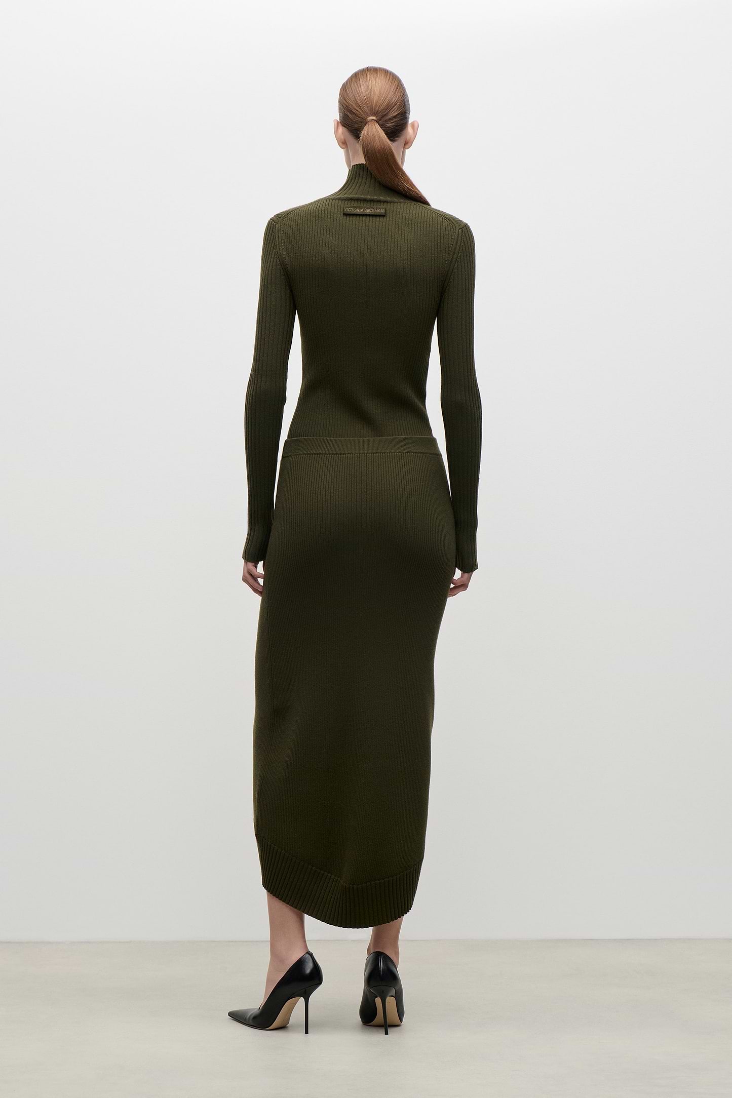 Fitted Skirt In Green