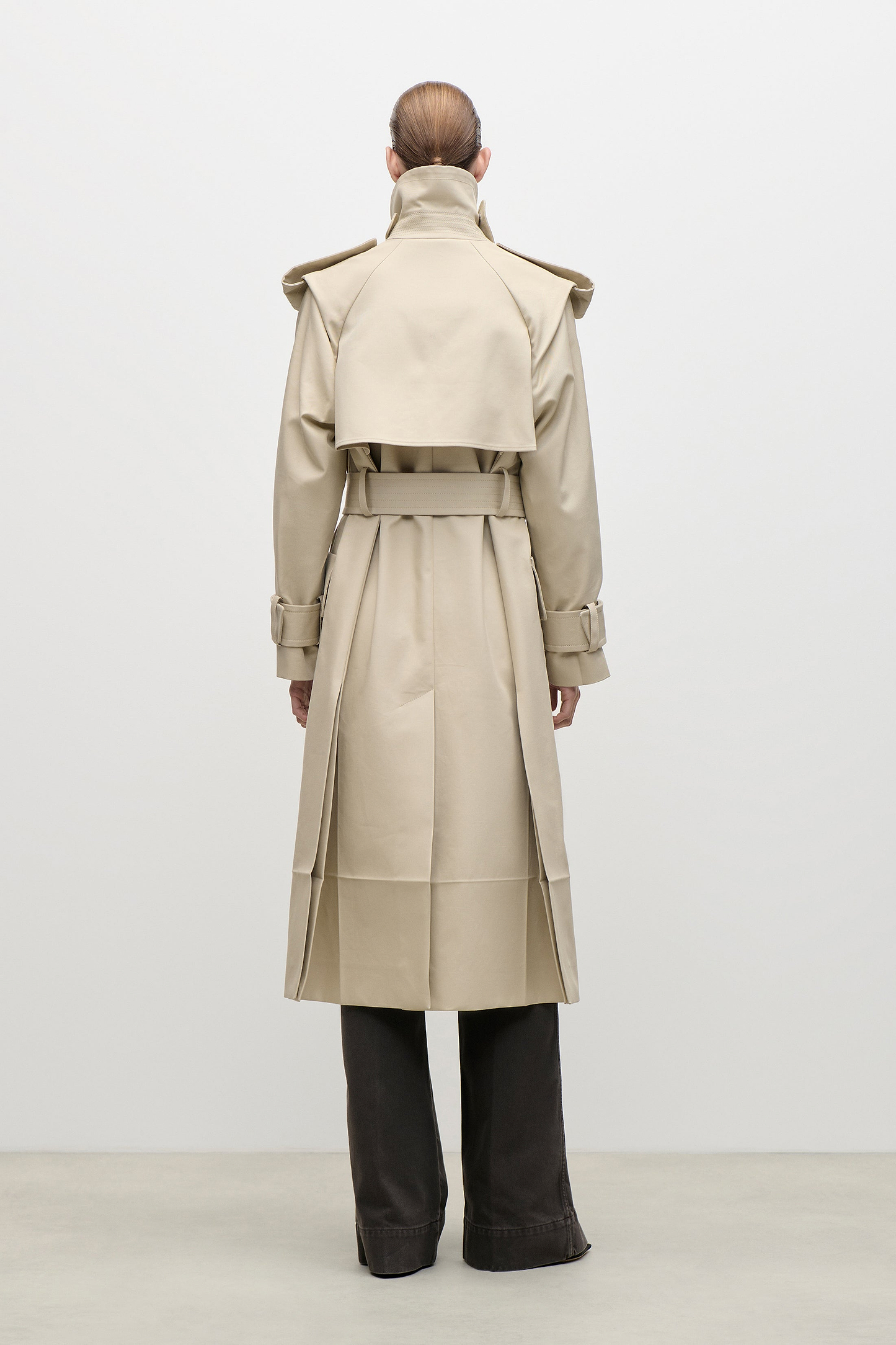 Philippa Trench Coat In Beige