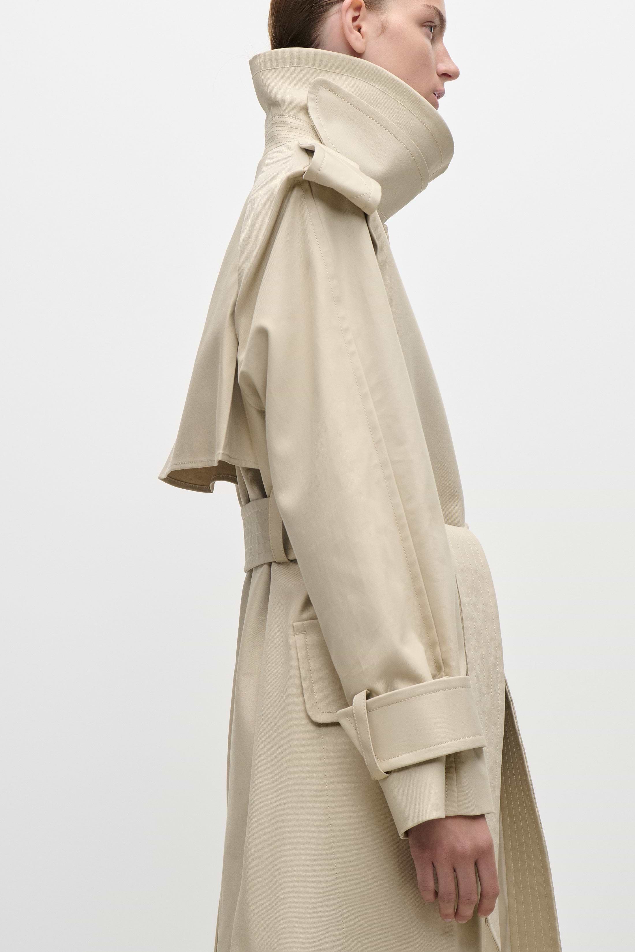 Philippa Trench Coat In Beige