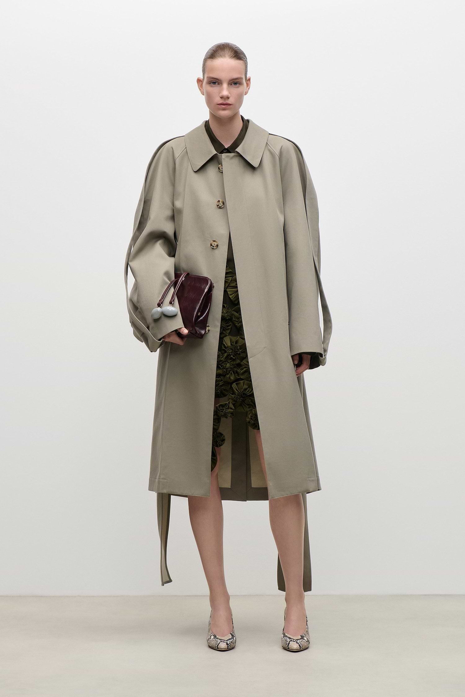 Car Coat In Beige