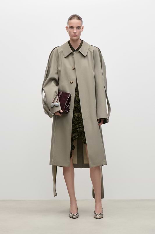 Car Coat In Beige
