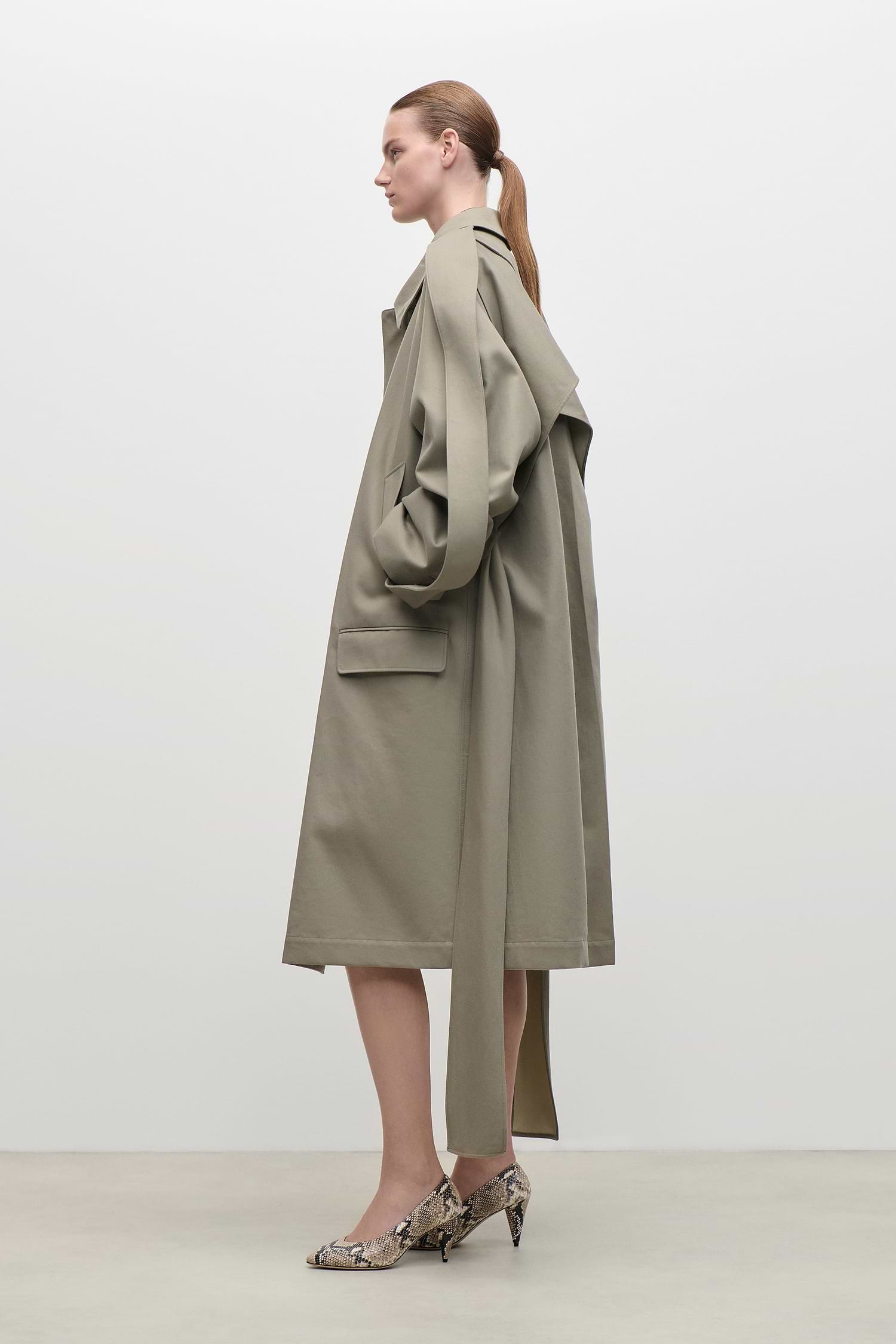 Car Coat In Beige