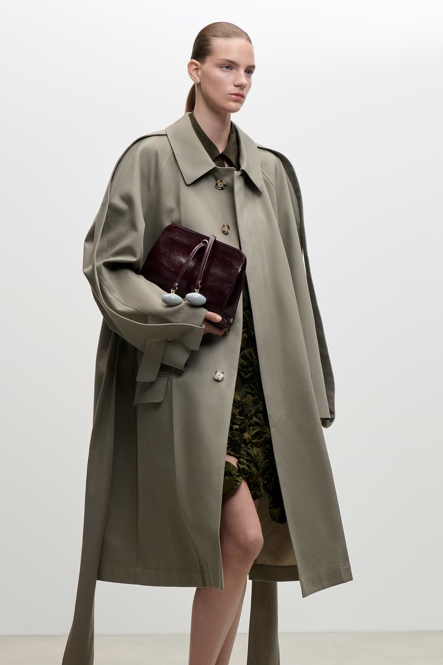 Car Coat In Beige
