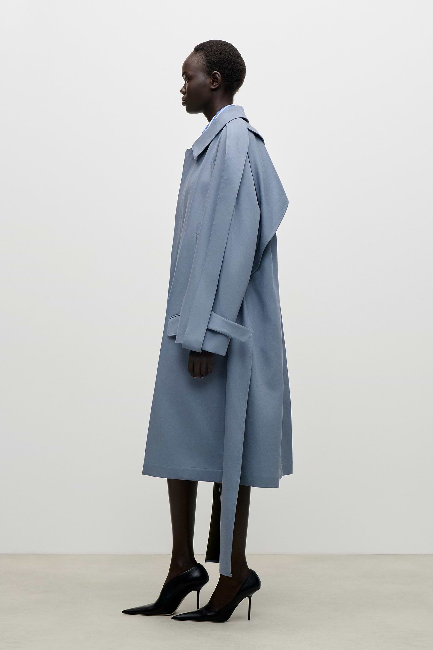 Car Coat In Blue