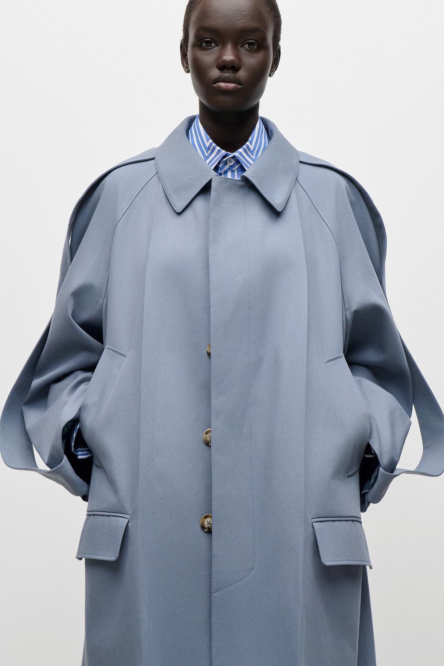Car Coat In Blue