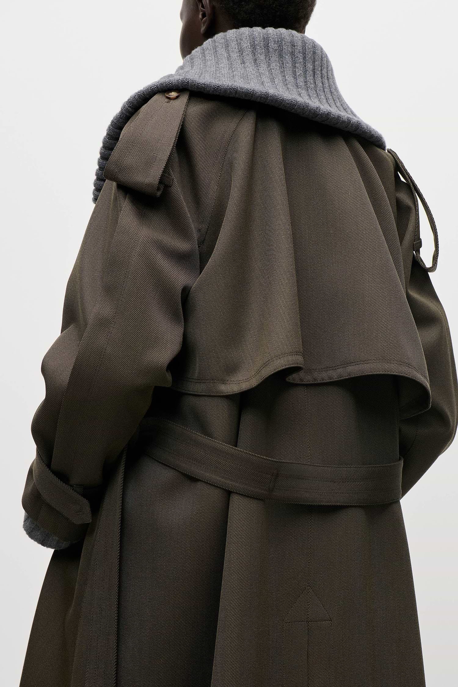 Esmee Trench Coat In Green