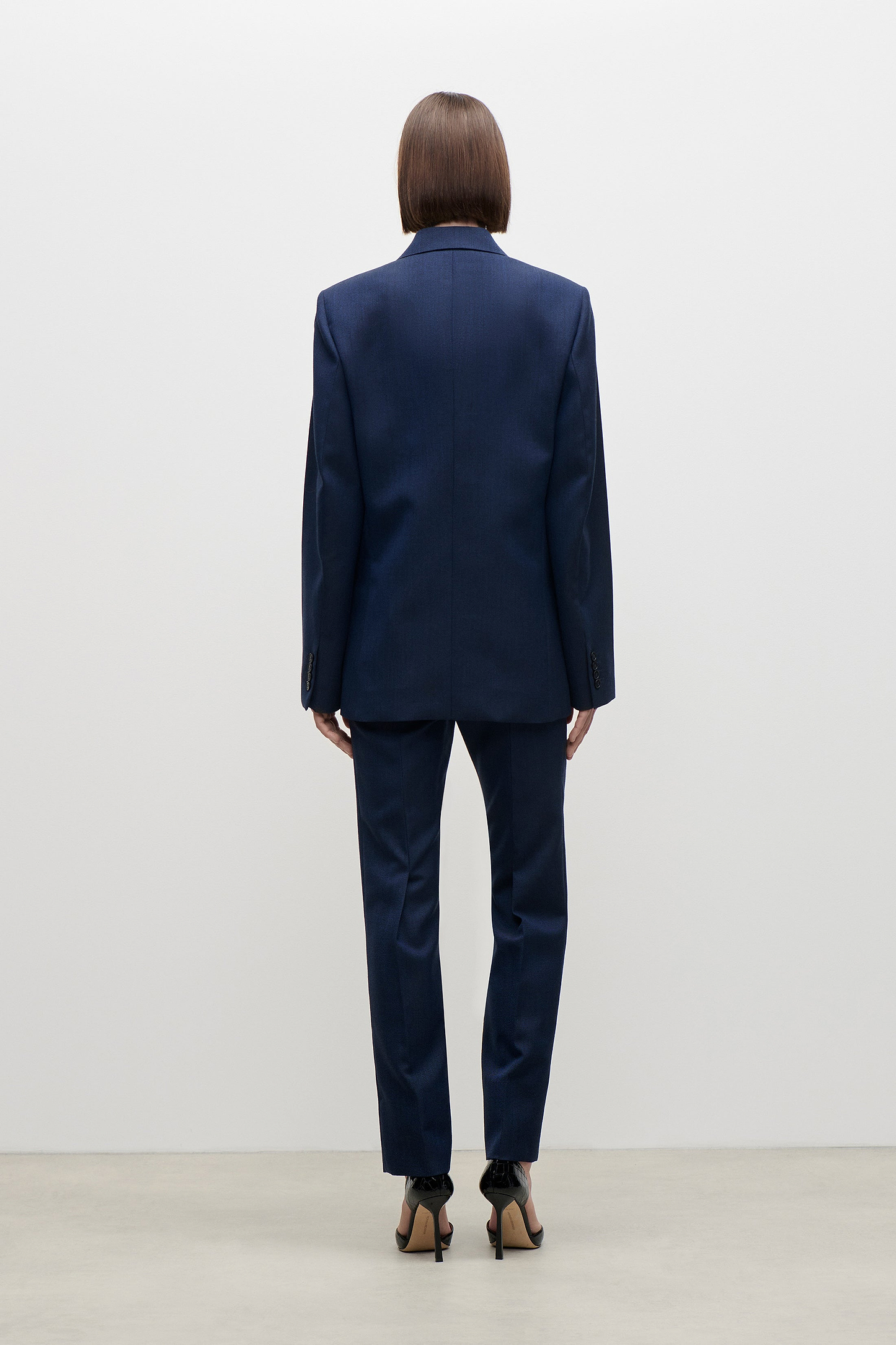 Single Breasted Jacket In Blue