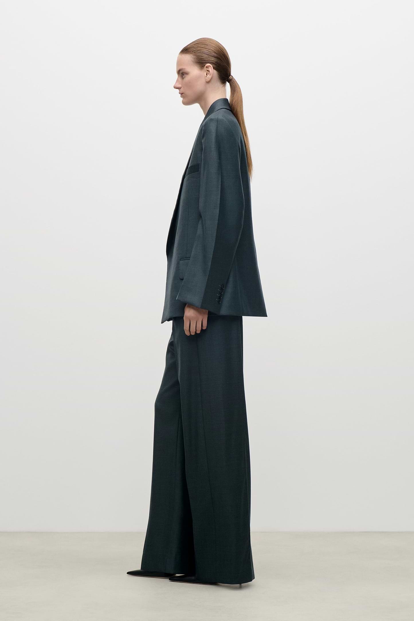 Olie Jacket In Dark Teal