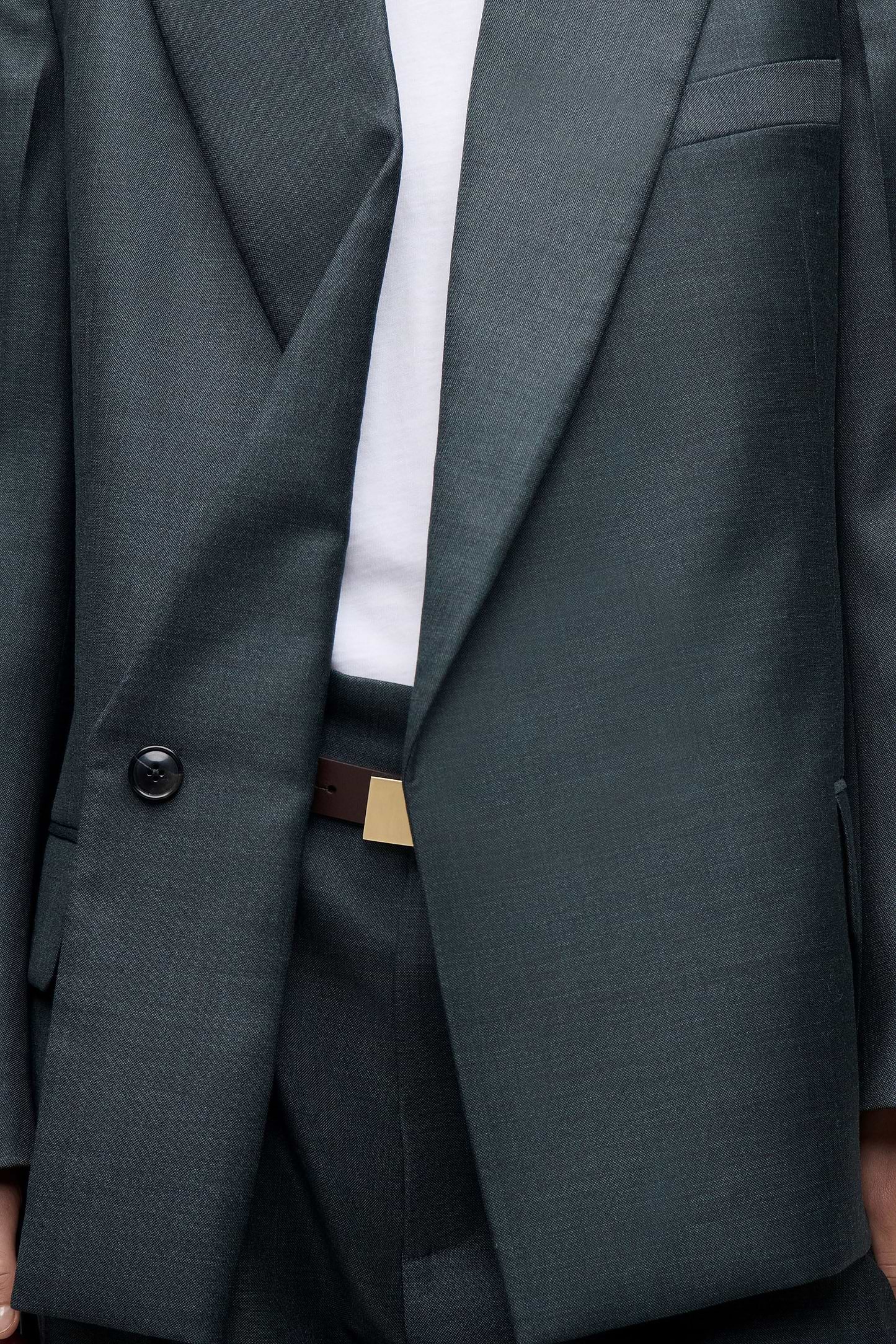 Olie Jacket In Dark Teal