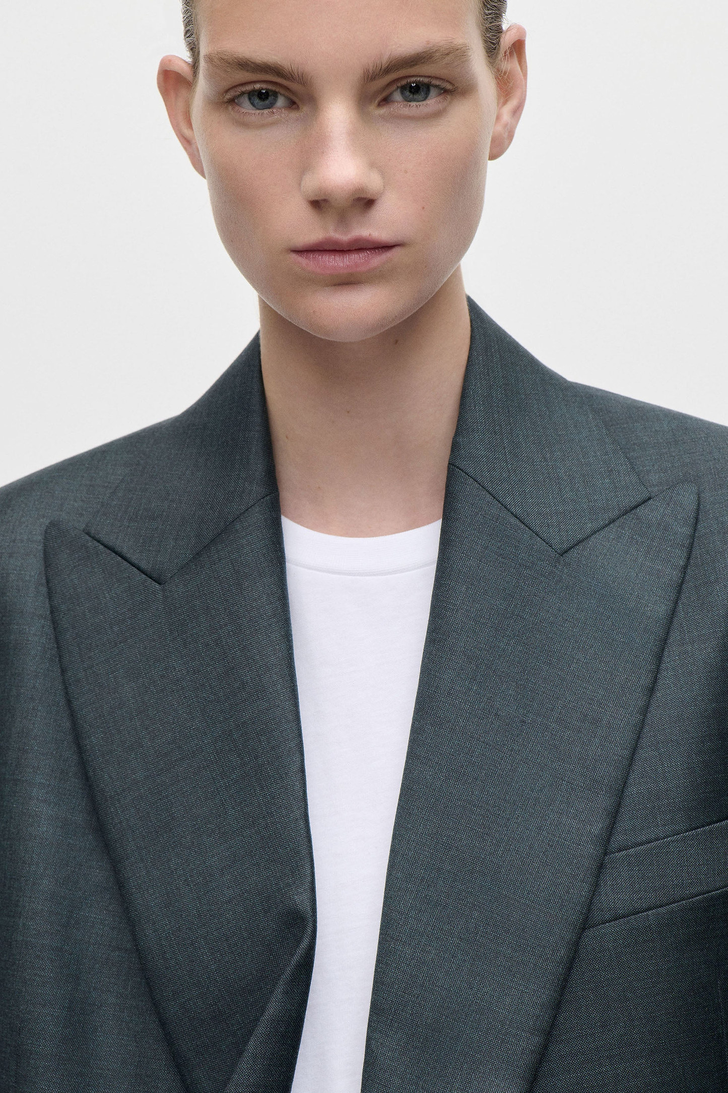 Olie Jacket In Dark Teal