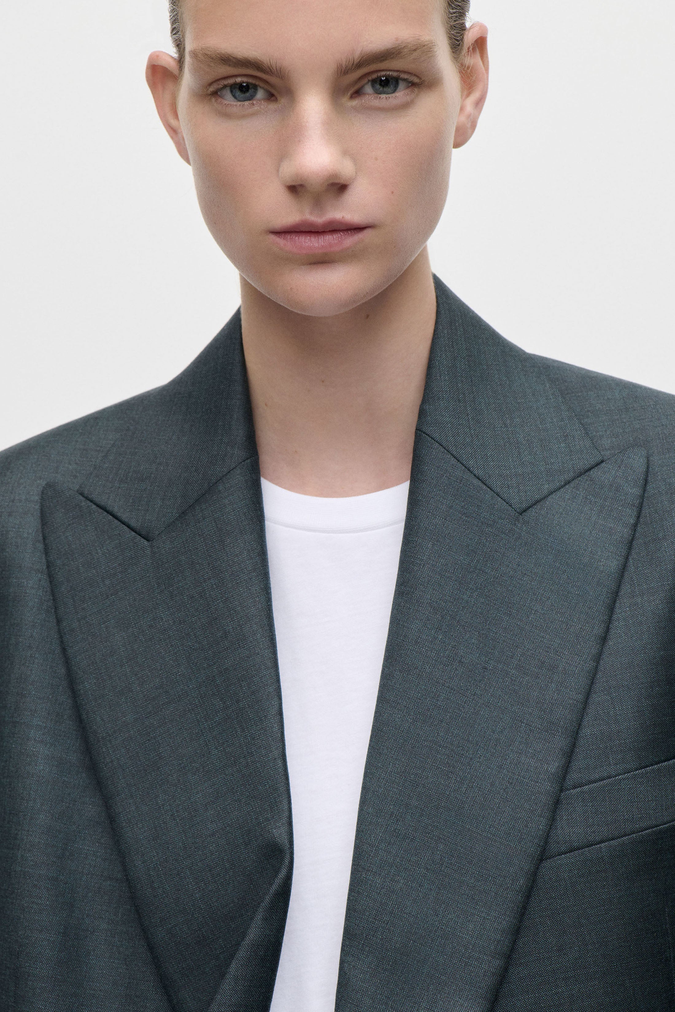 Olie Jacket In Dark Teal