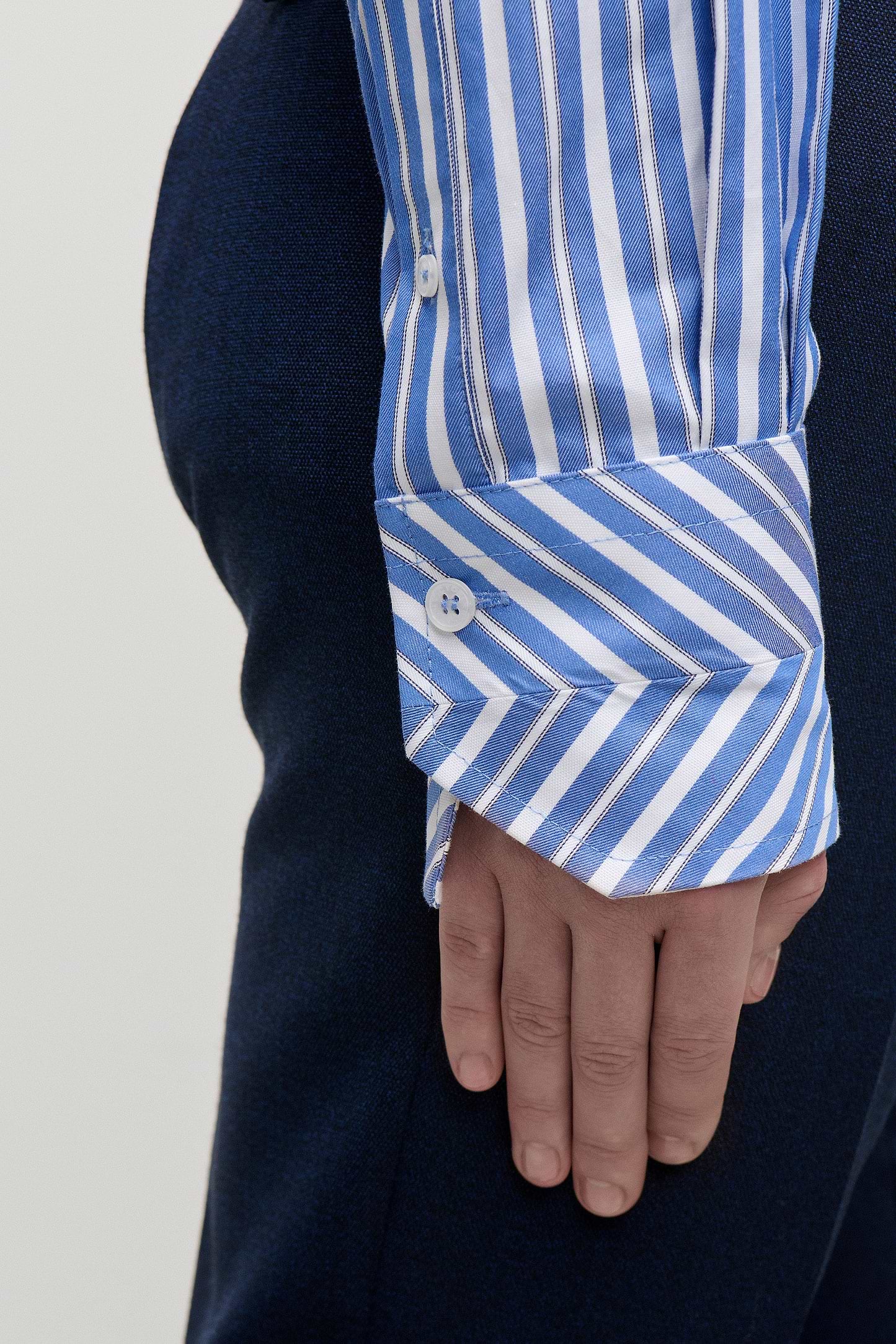 Pocket Detail Shirt In Blue