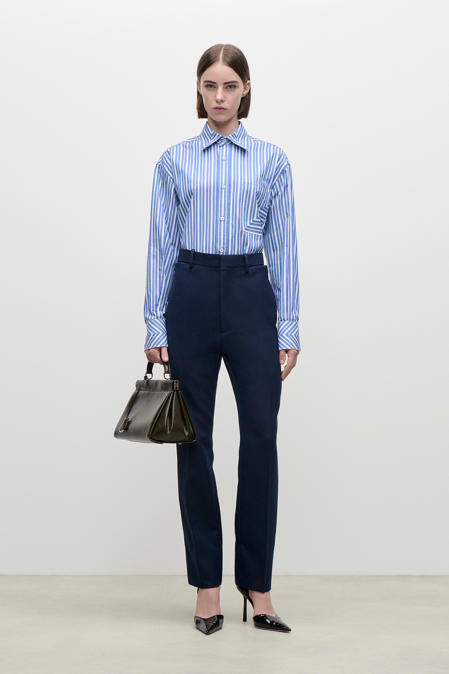 Extended Pocket Trouser In Blue
