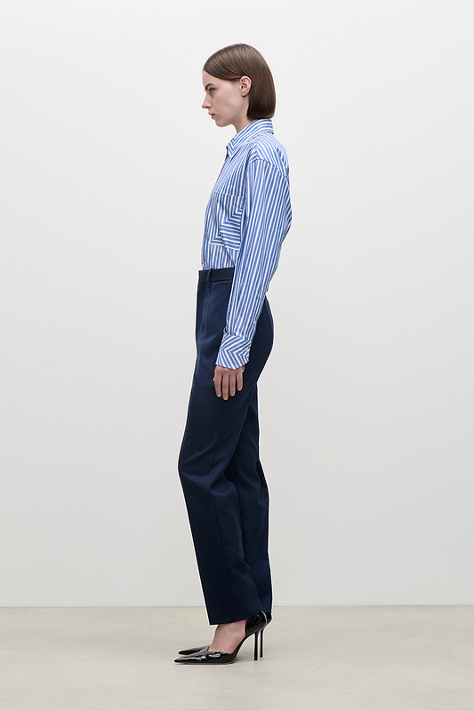 Extended Pocket Trouser In Blue
