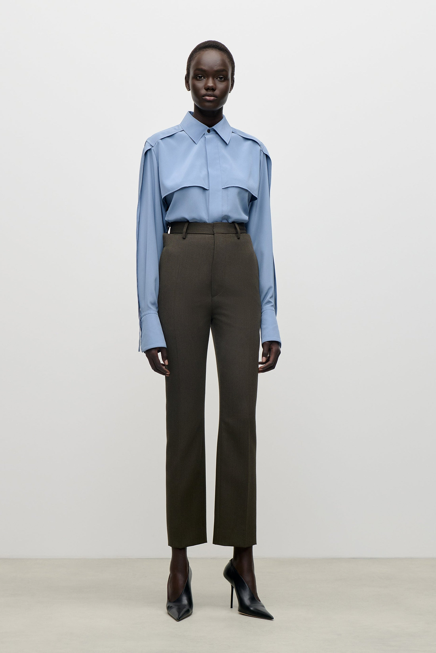 Utility Blouse In Blue
