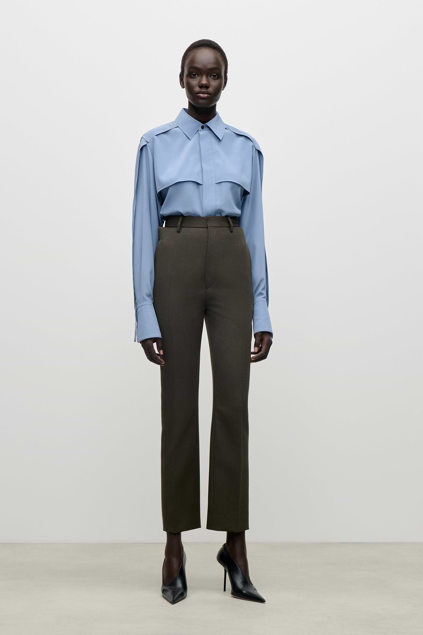 Utility Blouse In Blue