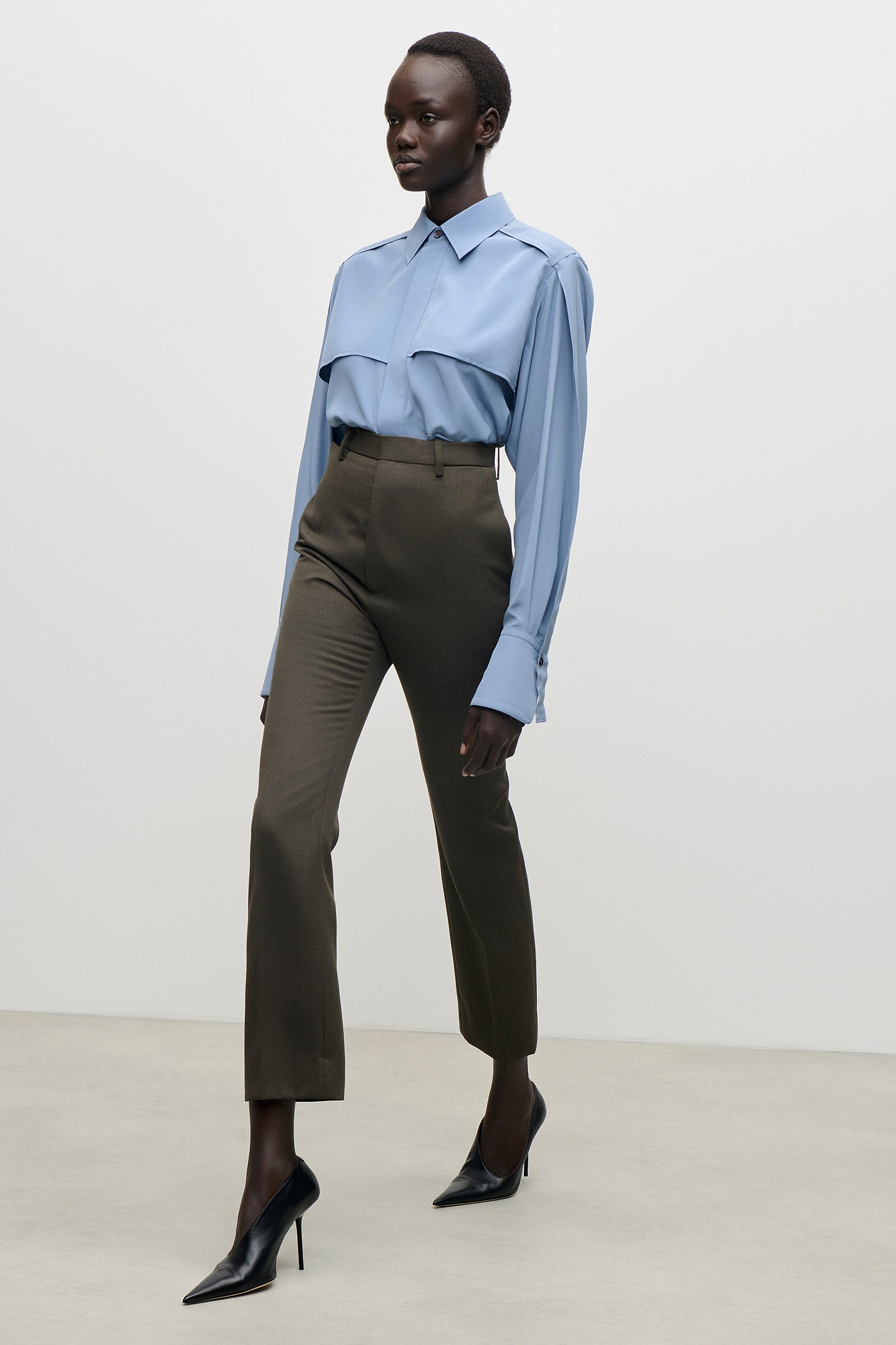 Utility Blouse In Blue