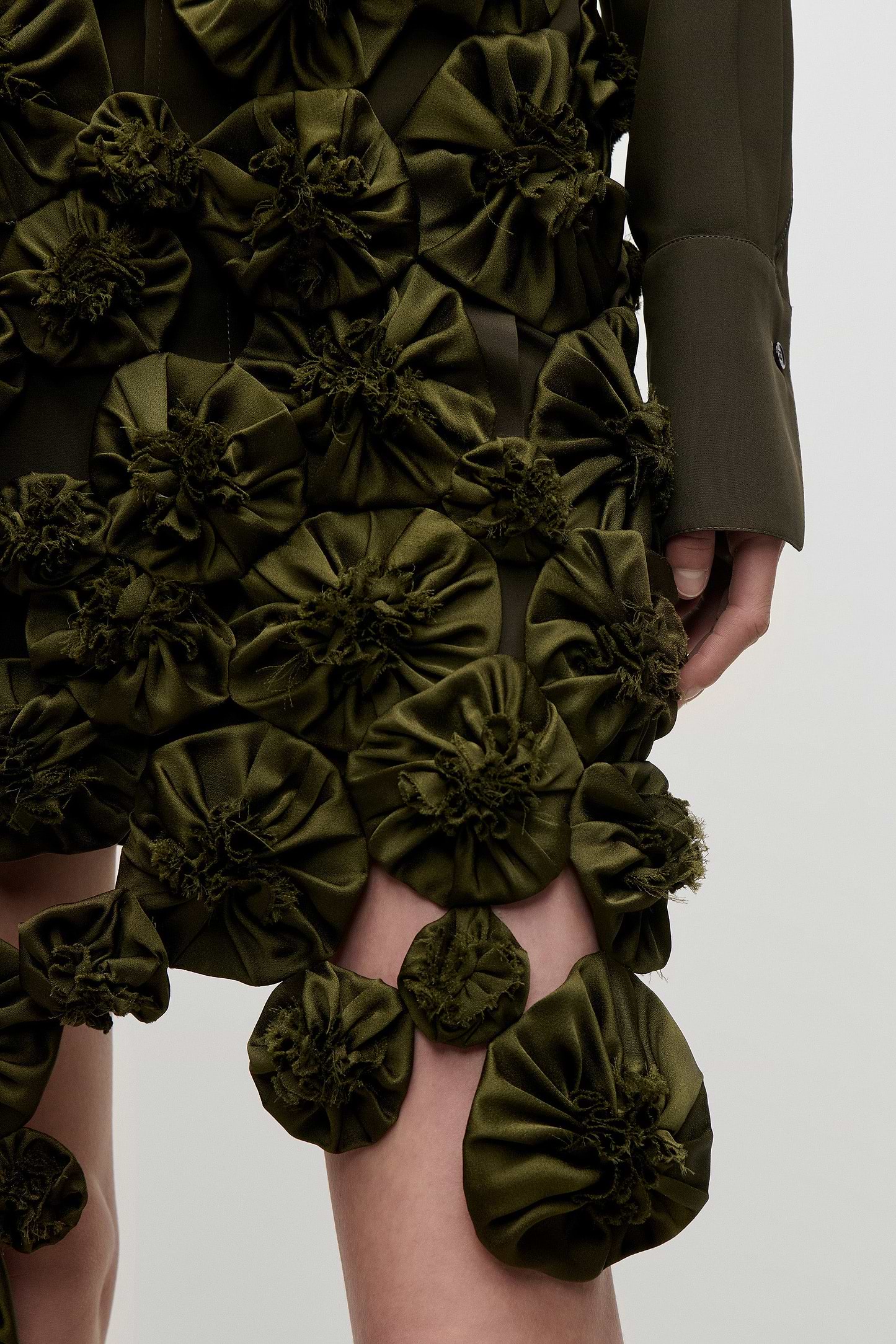 Applique Skirt In Green