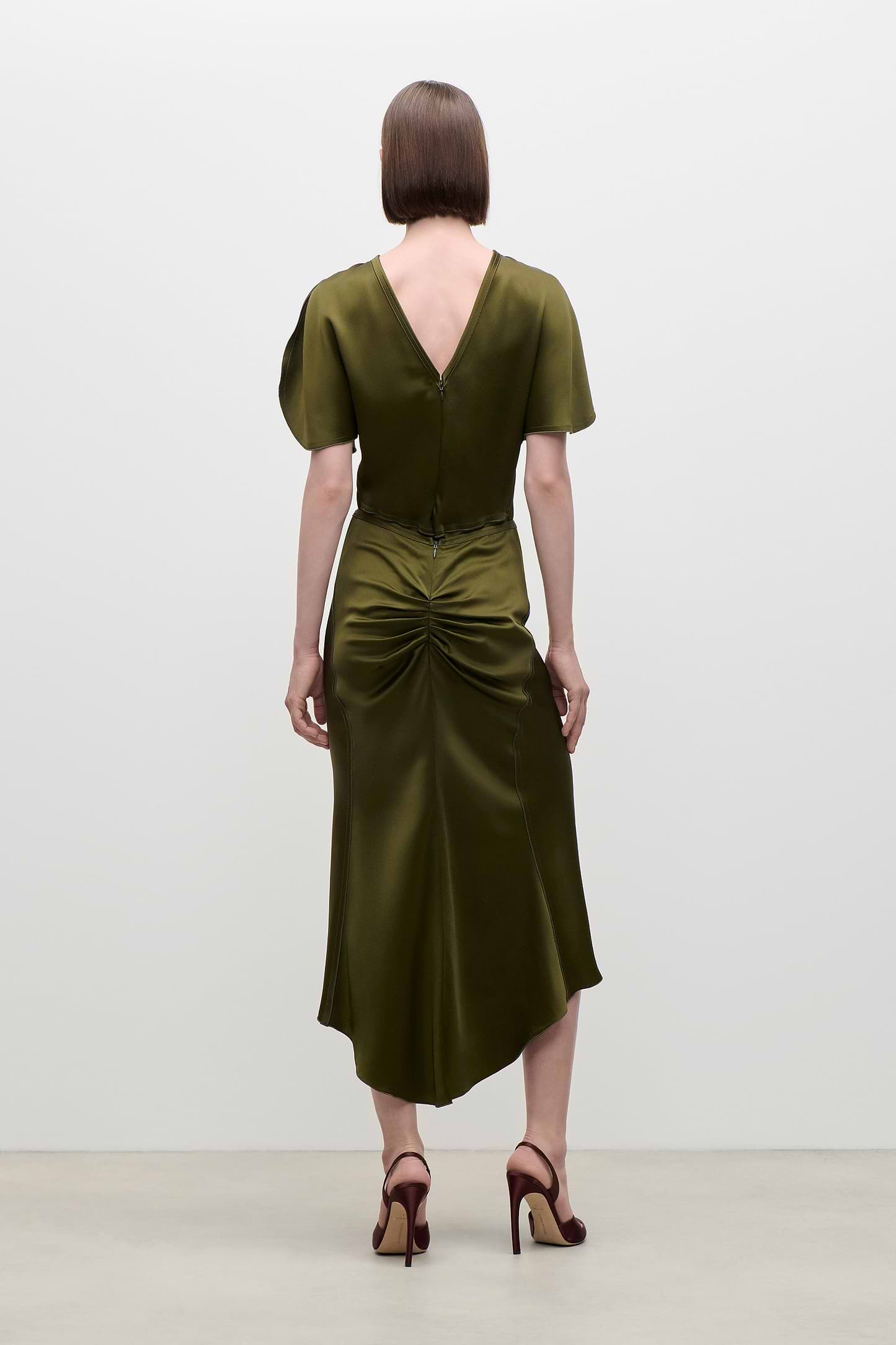 Bela Midi Skirt In Green