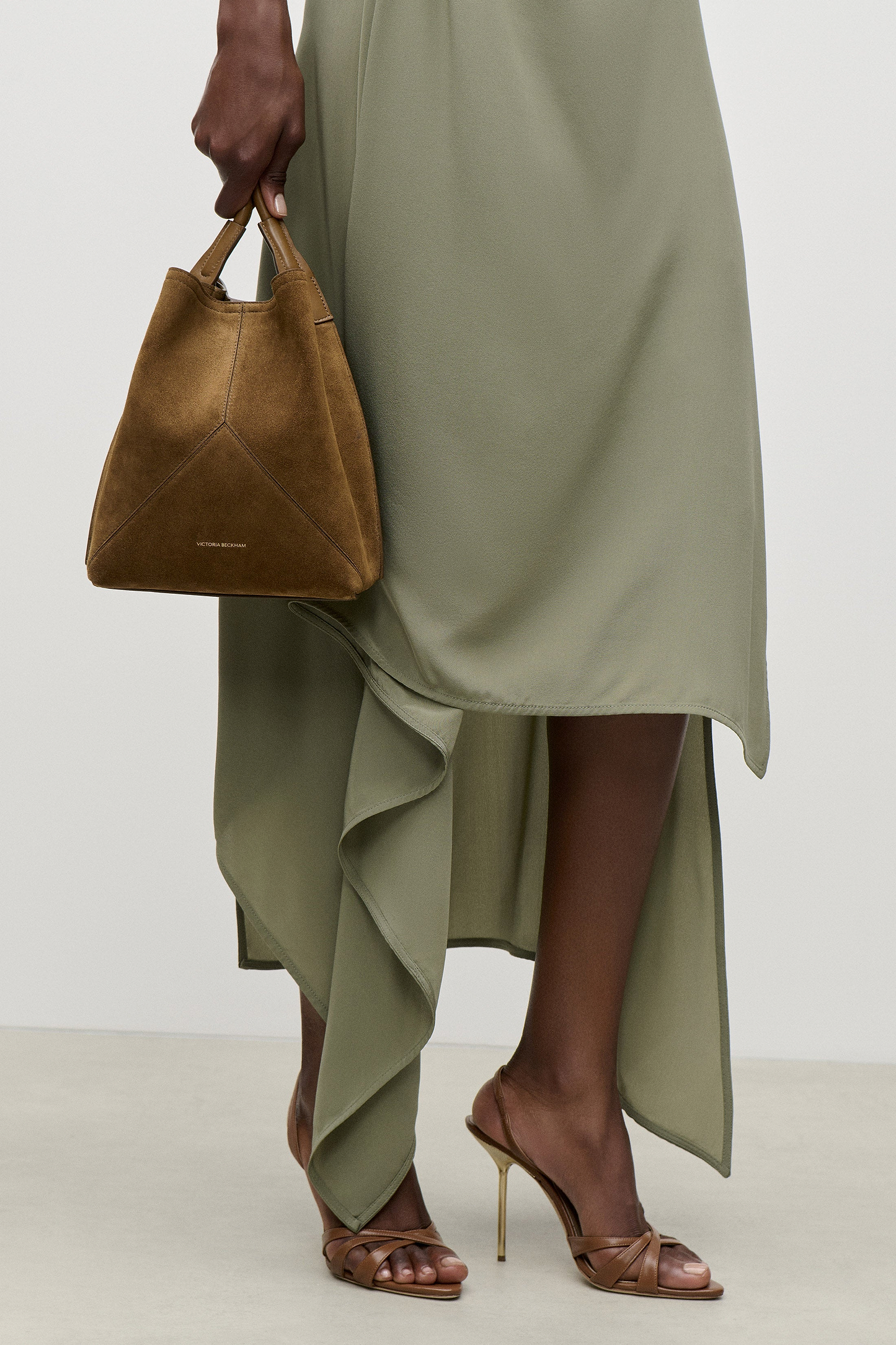 Portofino Strappy Sandal 100 Caramel Nappa Leather
