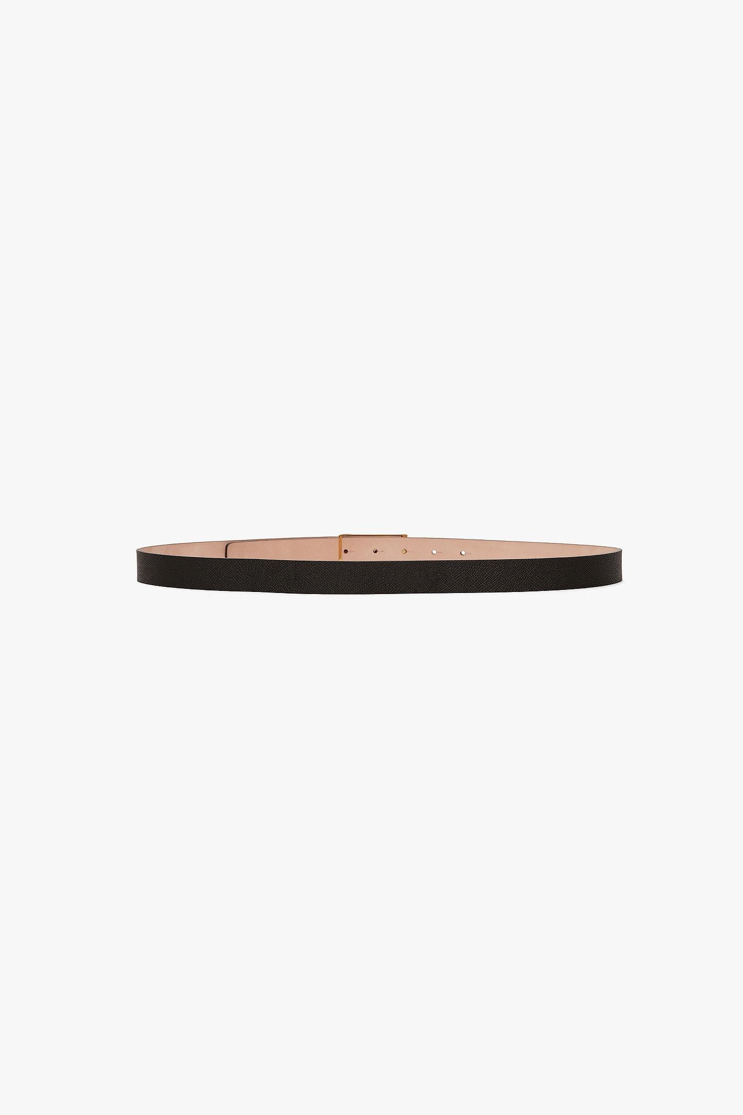 Dorian Frame Belt 25mm Black Grainy Calf Leather