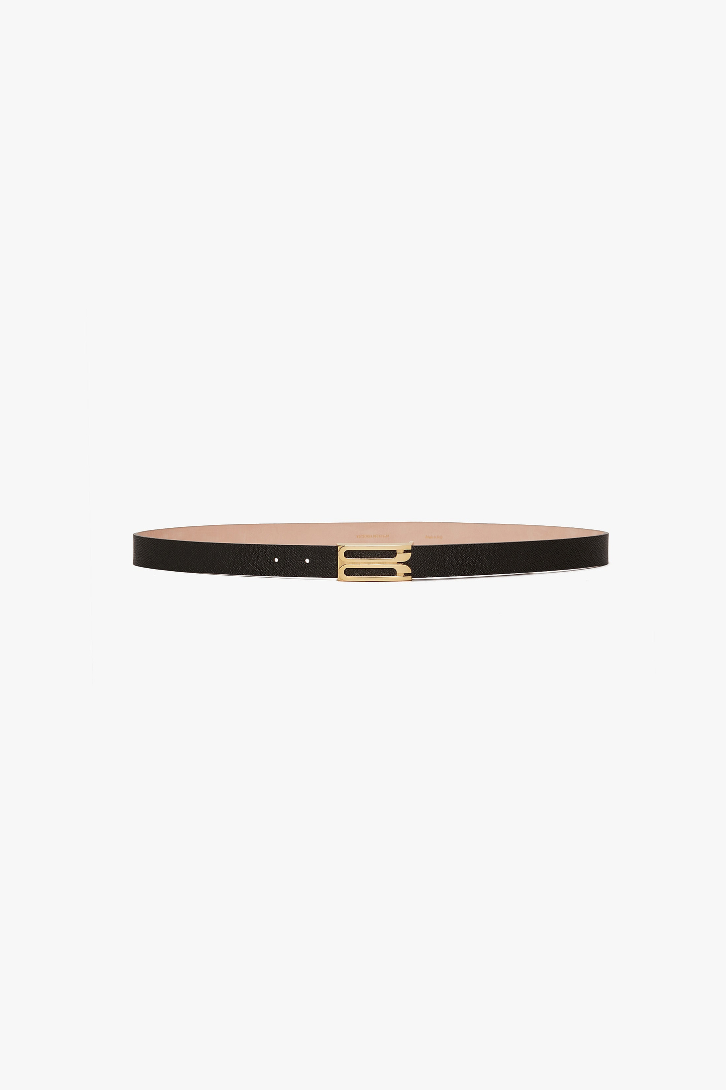 Dorian Frame Belt 25mm Black Grainy Calf Leather