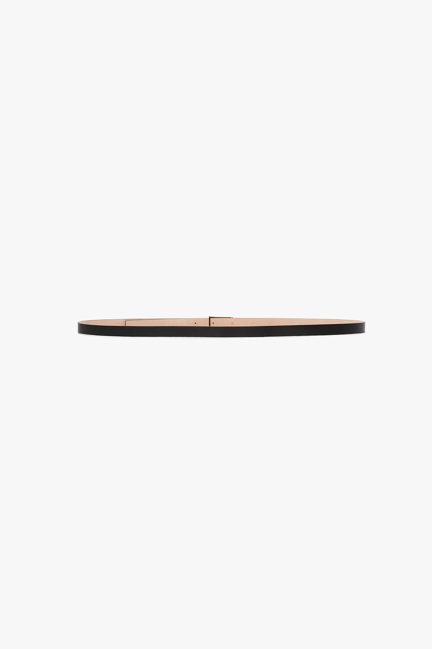 Dorian Frame Belt Micro 15mm Black Shiny Leather