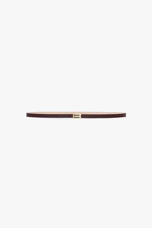 Dorian Frame Belt Micro 15mm Shiny Calf Leather