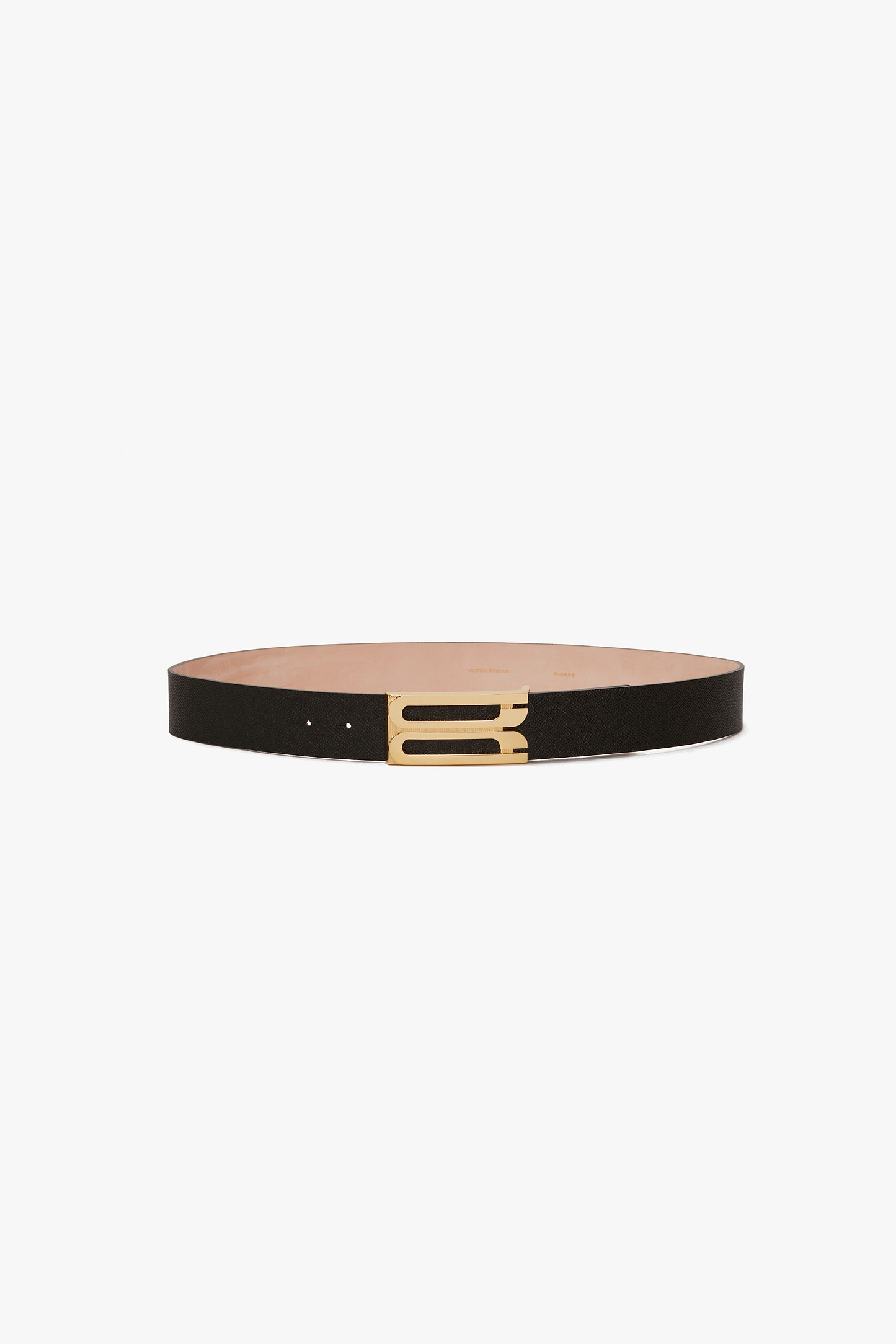 Dorian Frame Belt Jumbo 40mm Black Grainy Calf Leather