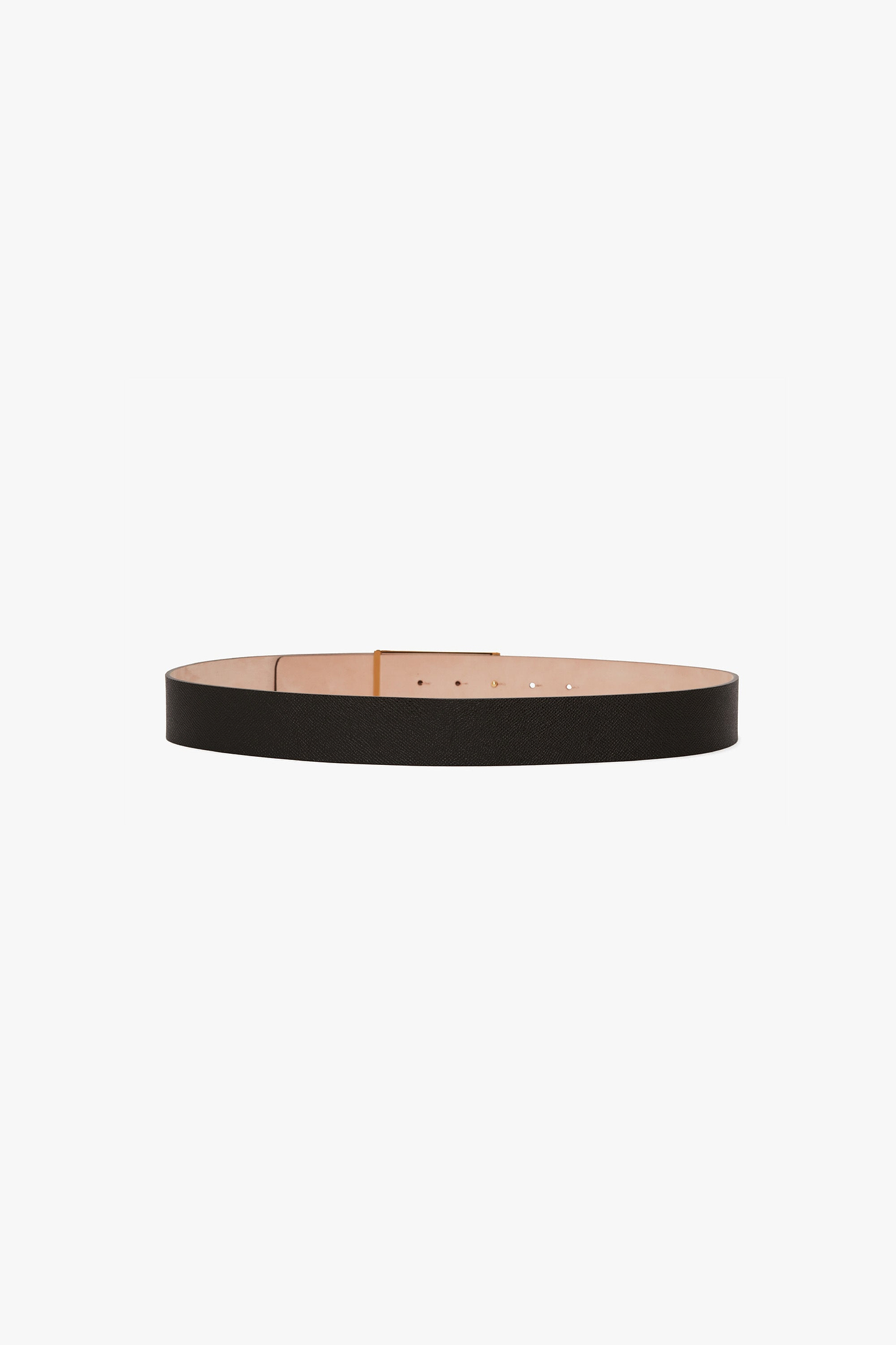 Dorian Frame Belt Jumbo 40mm Black Grainy Calf Leather
