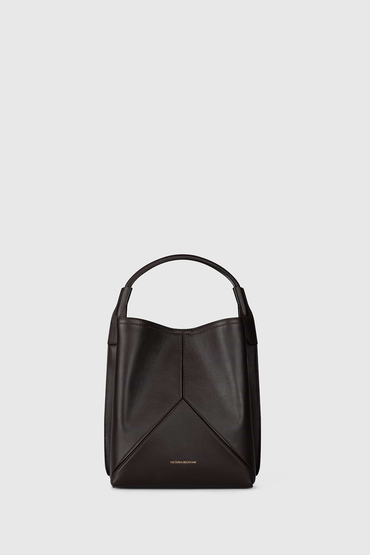 Victoria Bucket Coffee Soft Calf Leather