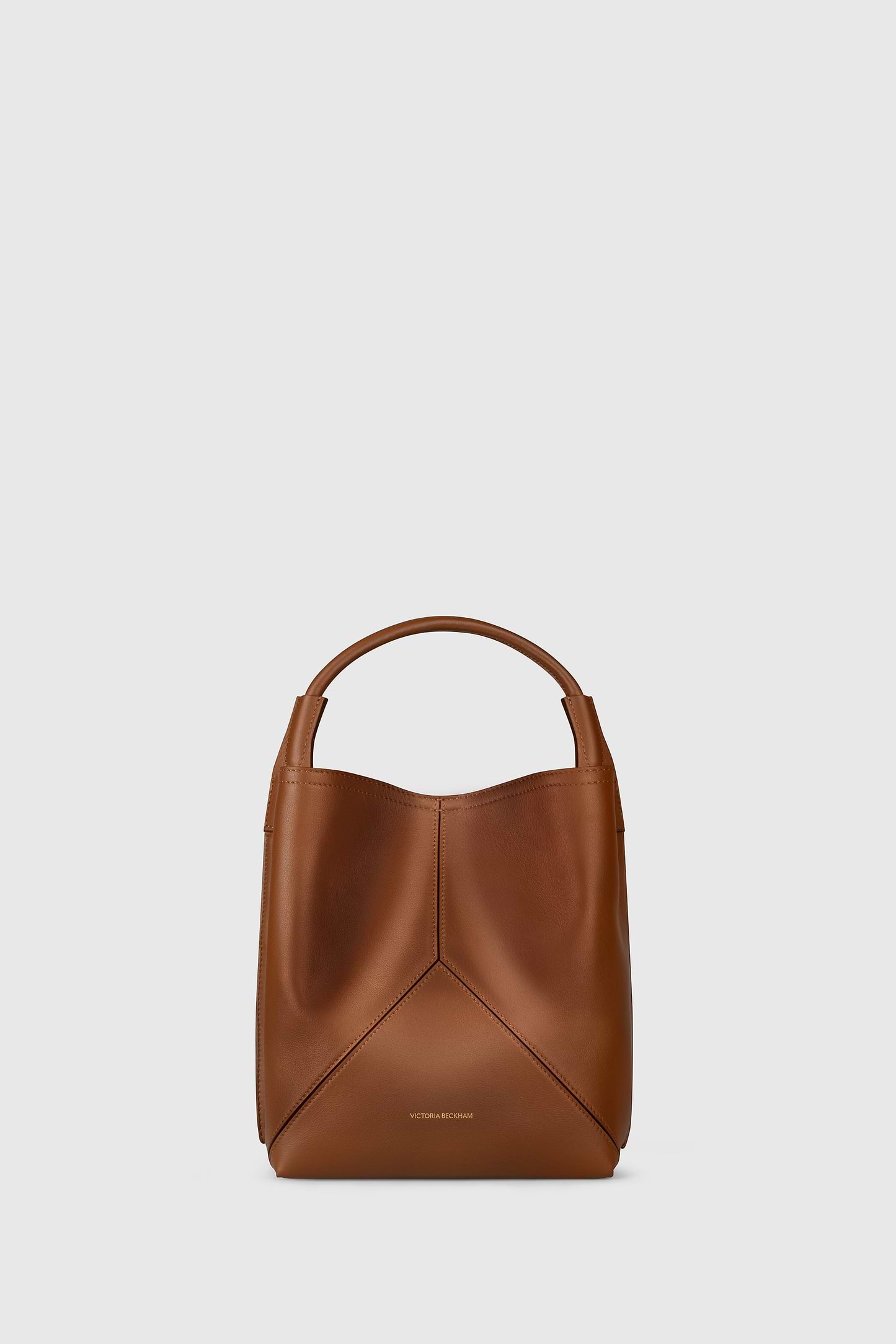 Victoria Bucket Tan Soft Calf Leather