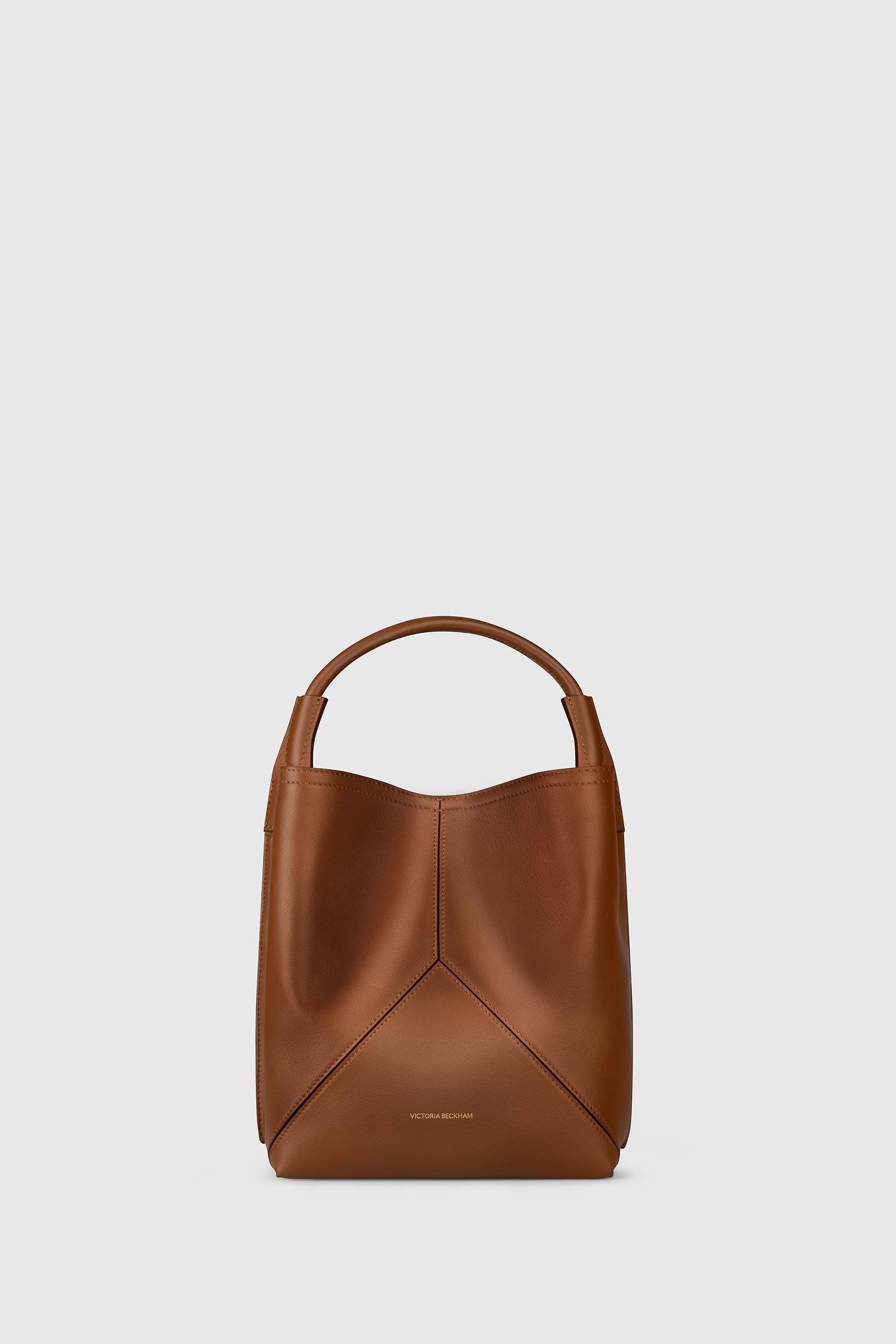 Victoria Bucket Tan Soft Calf Leather
