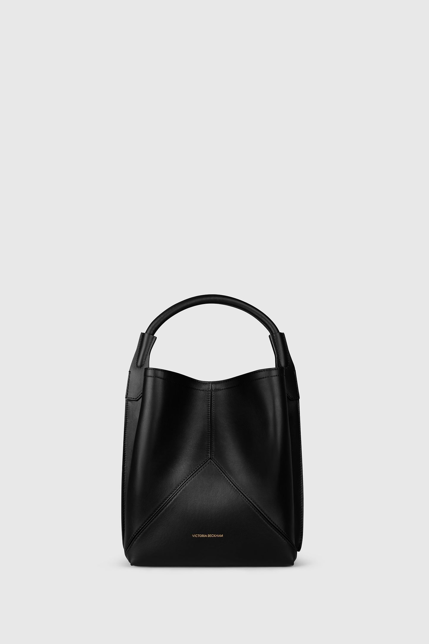 Victoria Bucket Black Soft Calf Leather